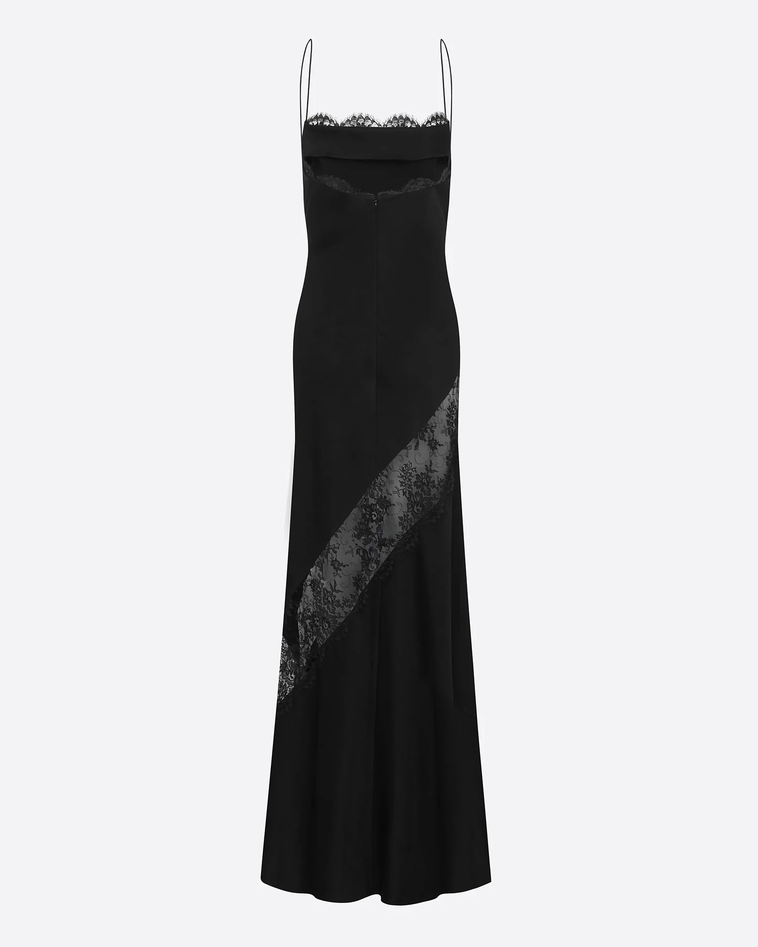 Bias Slip Gown in Satin Crepe - Image 5