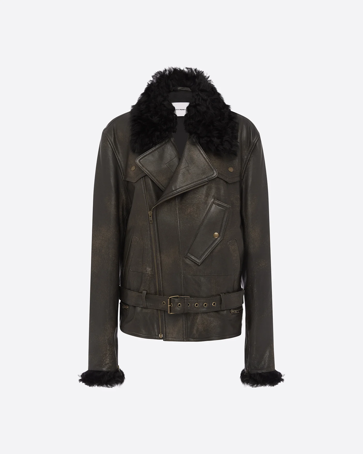 Biker Jacket in Leather - Image 4