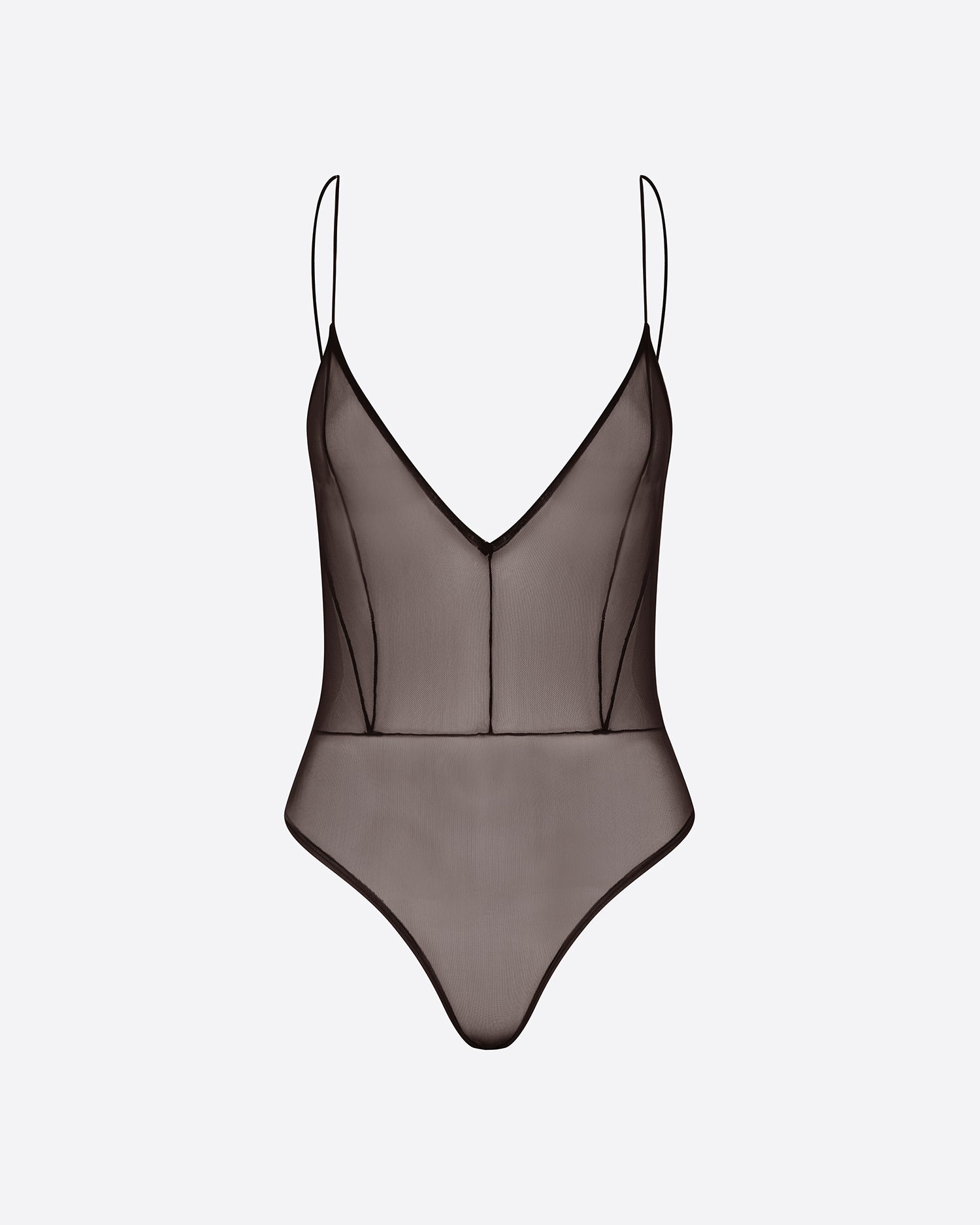 Bikini Bodysuit in Fine Mesh - Image 3