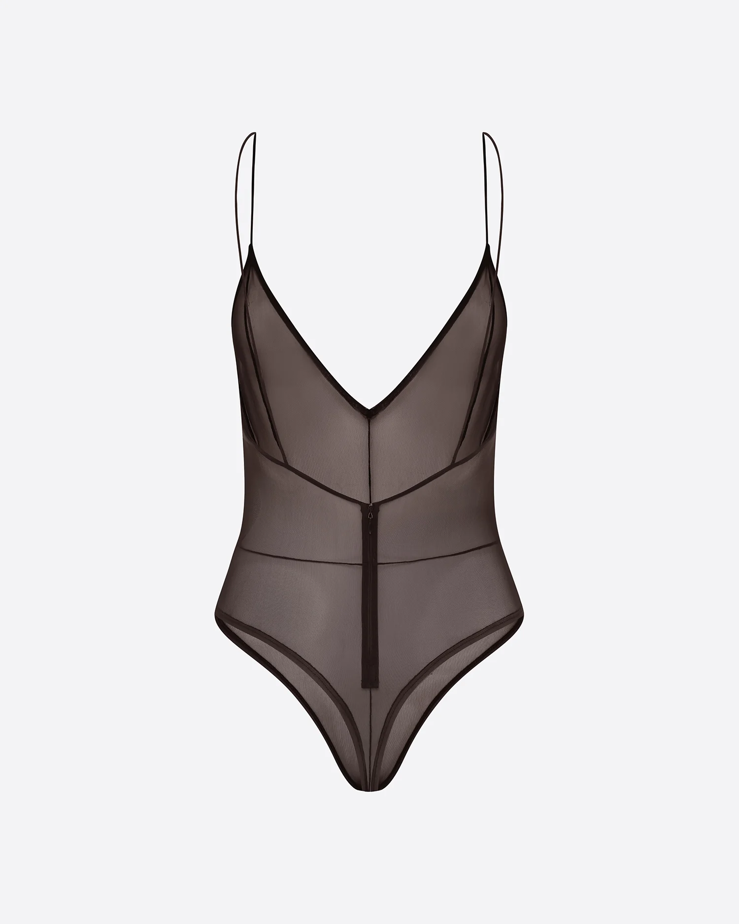 Bikini Bodysuit in Fine Mesh - Image 4