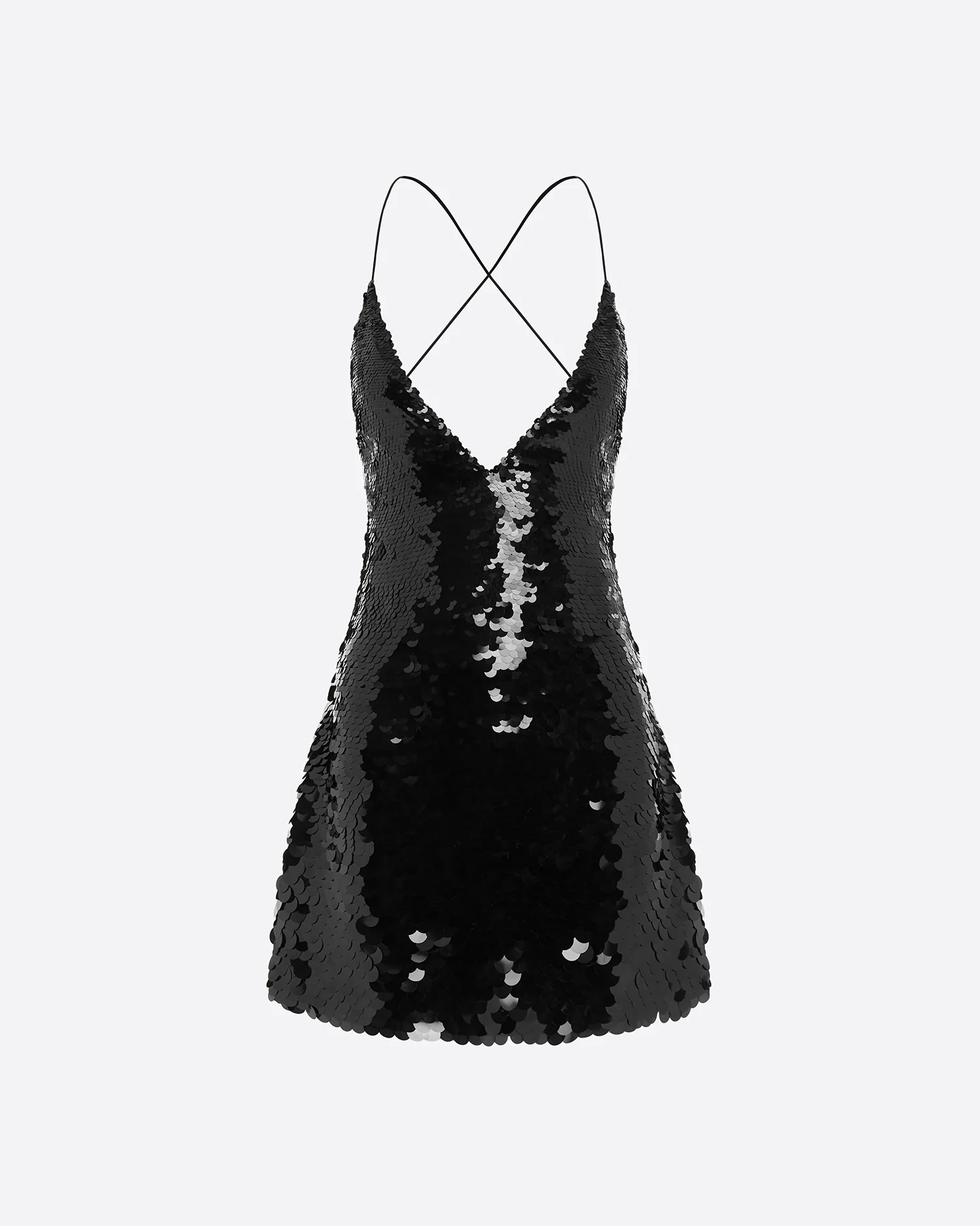 Bikini Slip Mini Dress in Sequin - Image 3