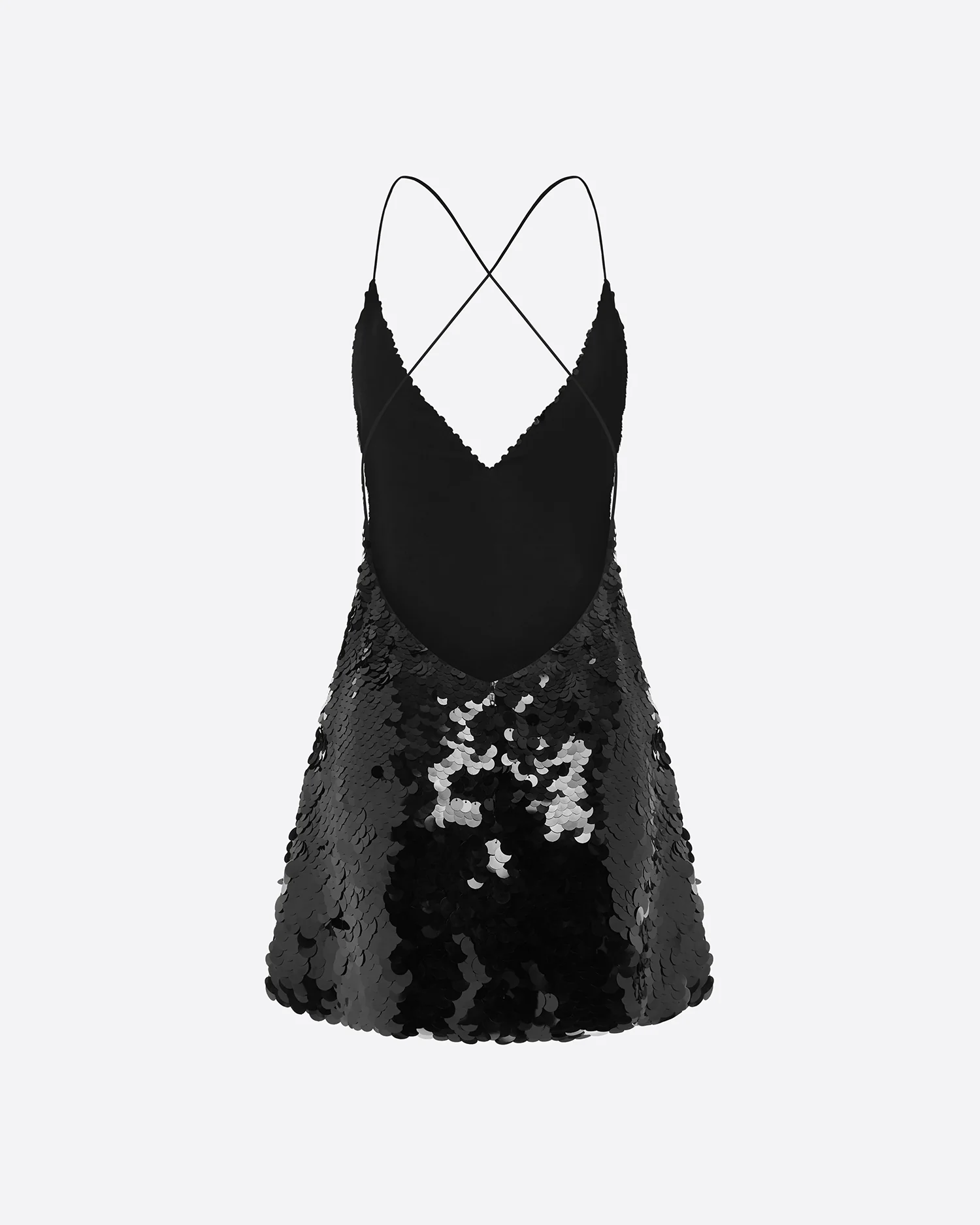 Bikini Slip Mini Dress in Sequin - Image 4