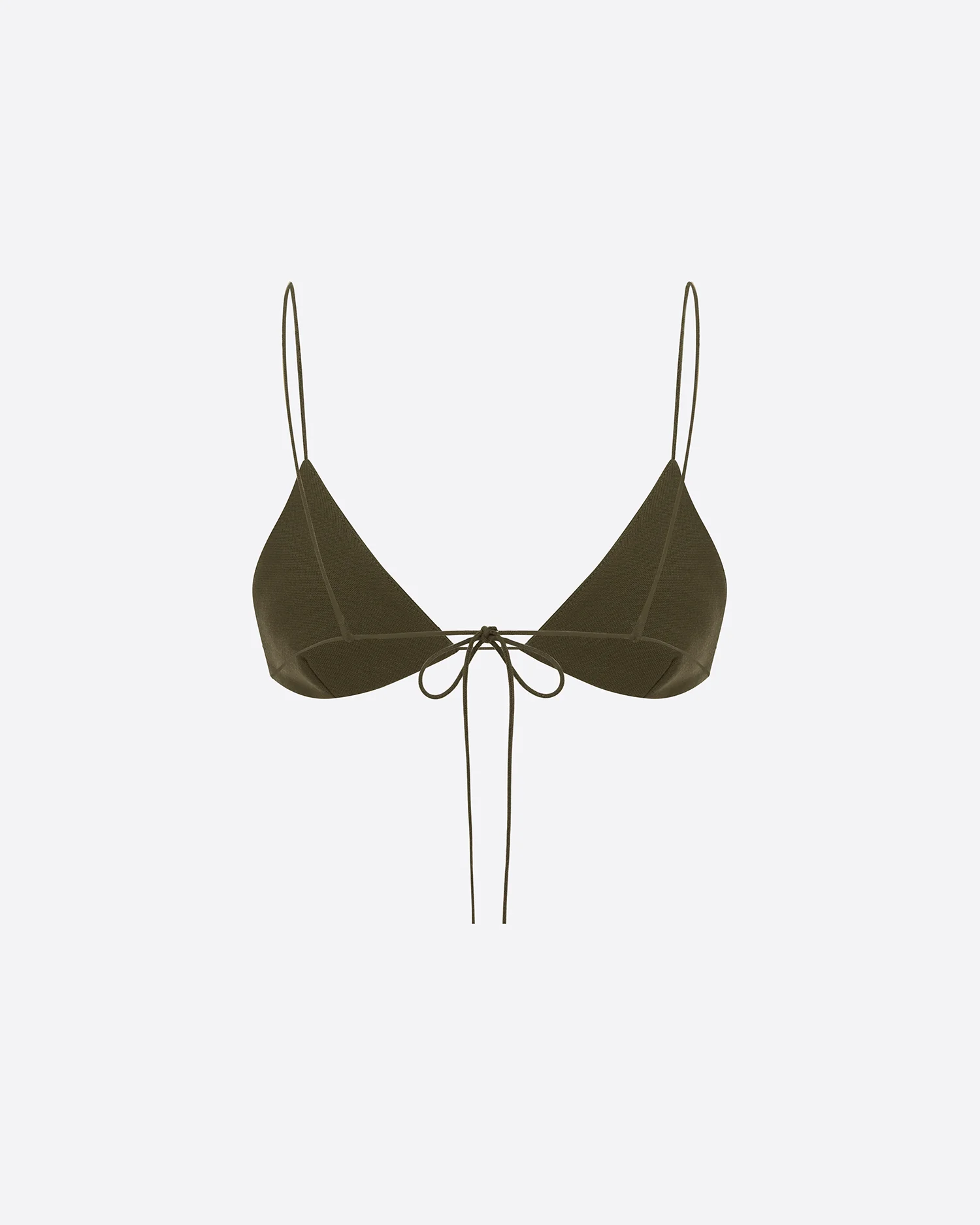 Bikini Top in Wool Suiting - Image 4