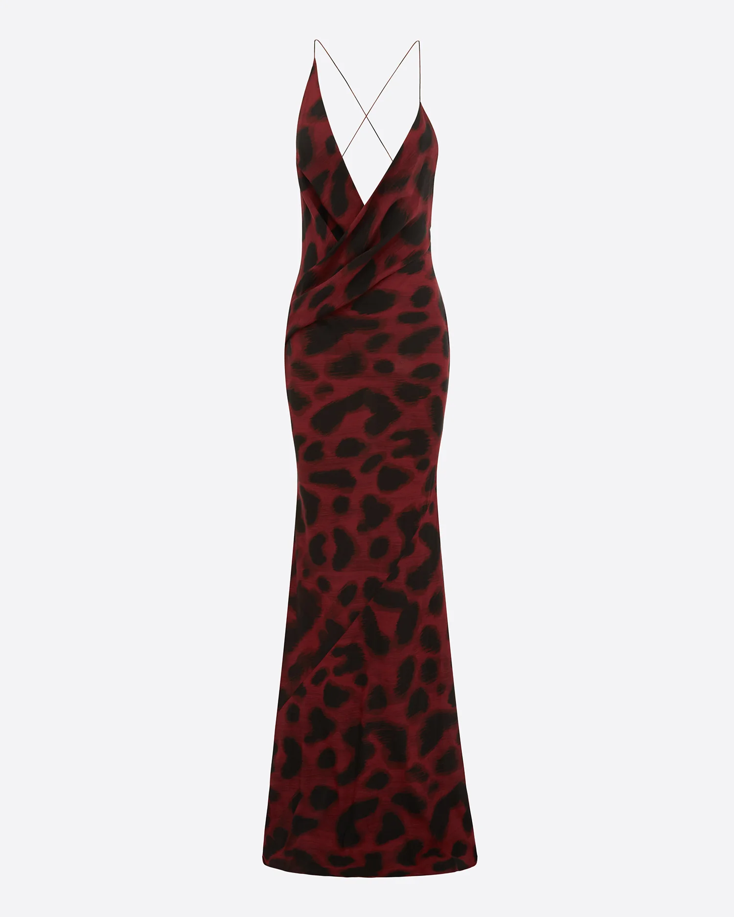 Bikini Wrap Gown in Silk Georgette - Image 4
