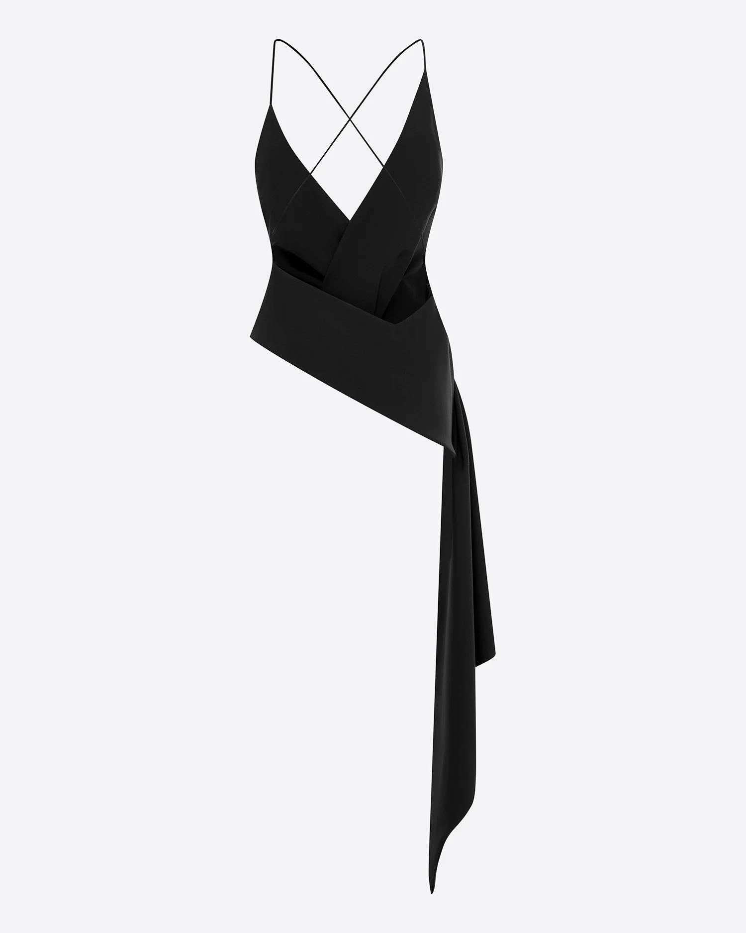 Bikini Wrap Top in Silk Georgette - Image 5