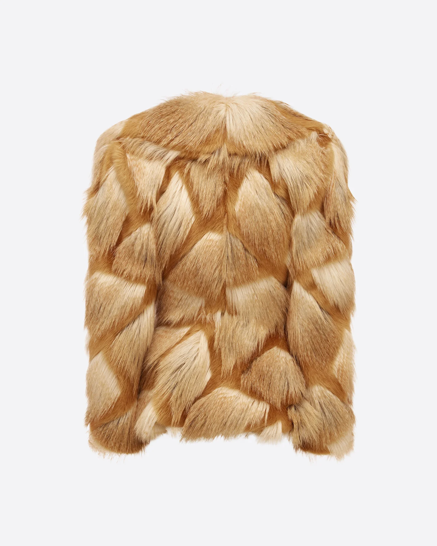 Contour Jacket in Faux Fur - Image 4