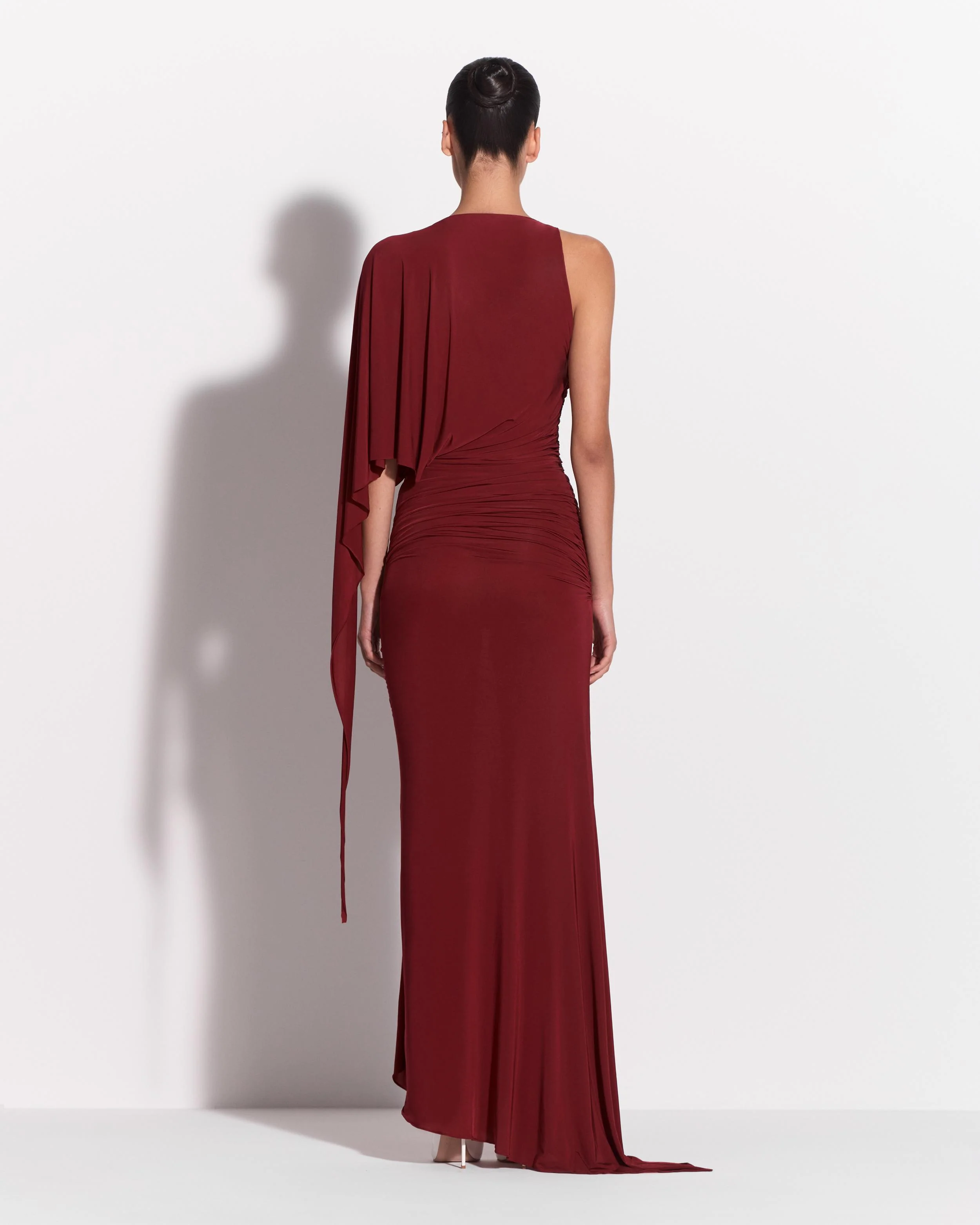 Drape Sleeve Gown in Jersey - Image 3
