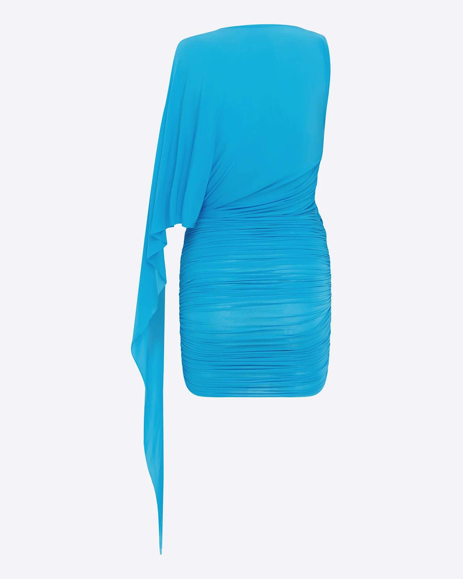 Drape Sleeve Mini Dress in Jersey - Image 5