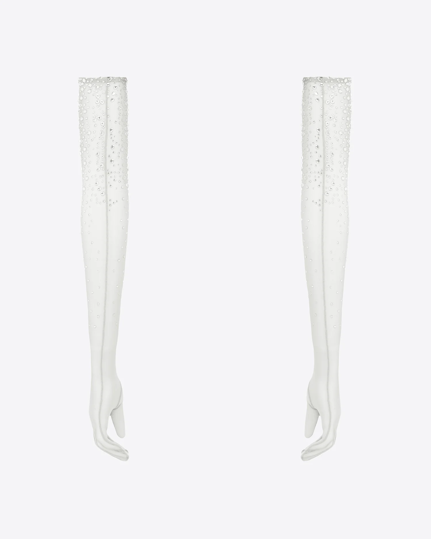 Gloves in Crystal Mesh - Image 4