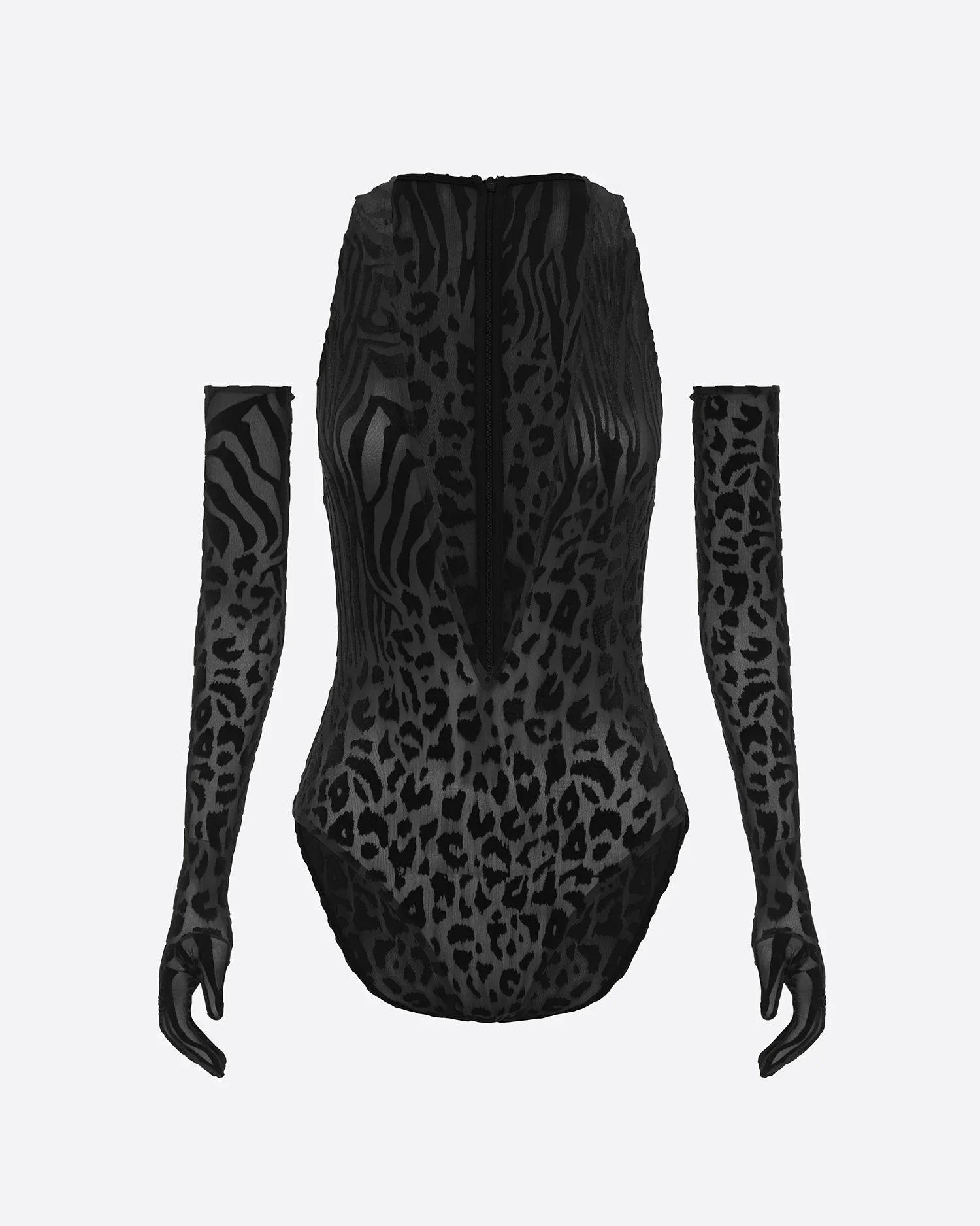 Halter Bodysuit in Burnout - Image 4
