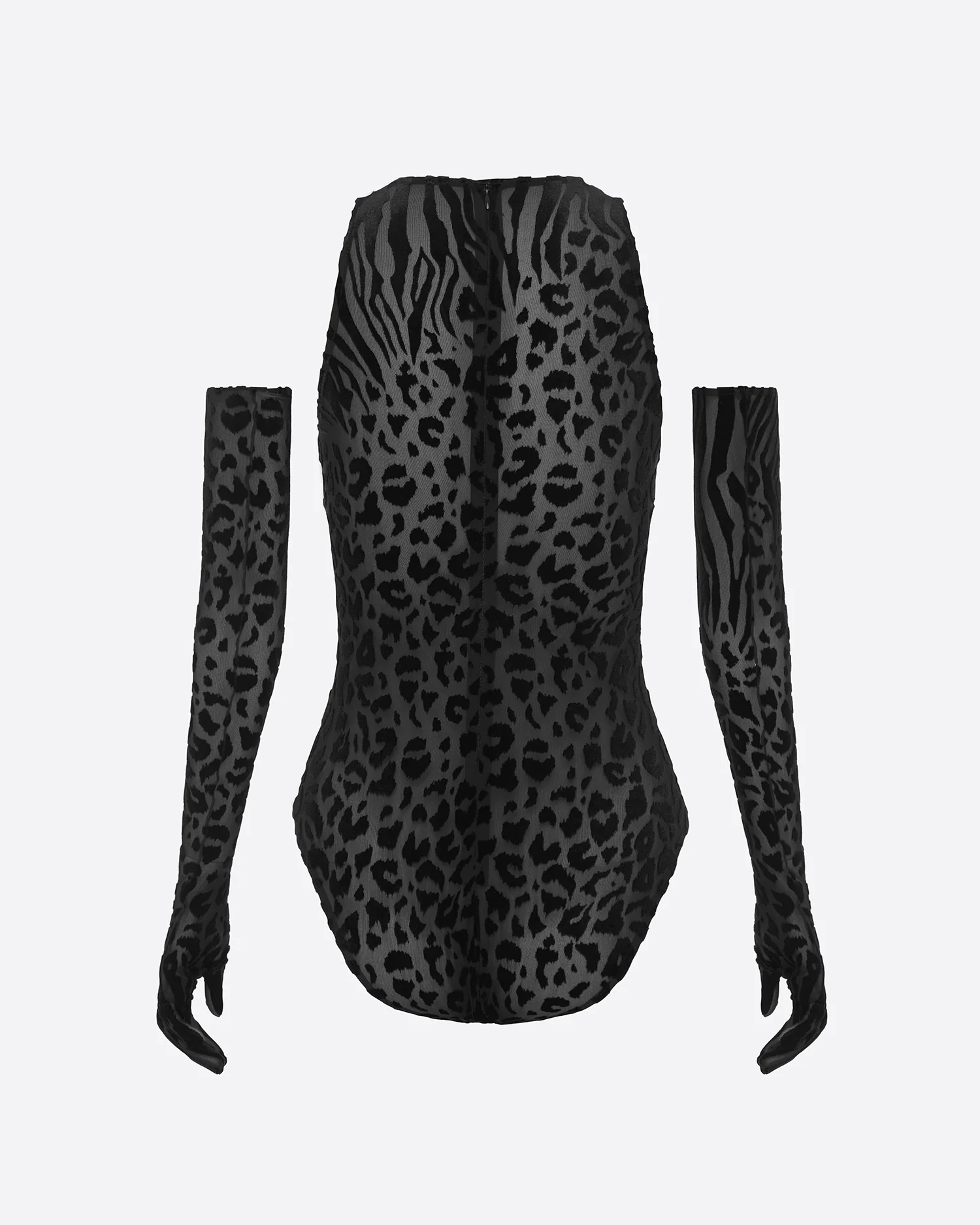 Halter Bodysuit in Burnout - Image 5