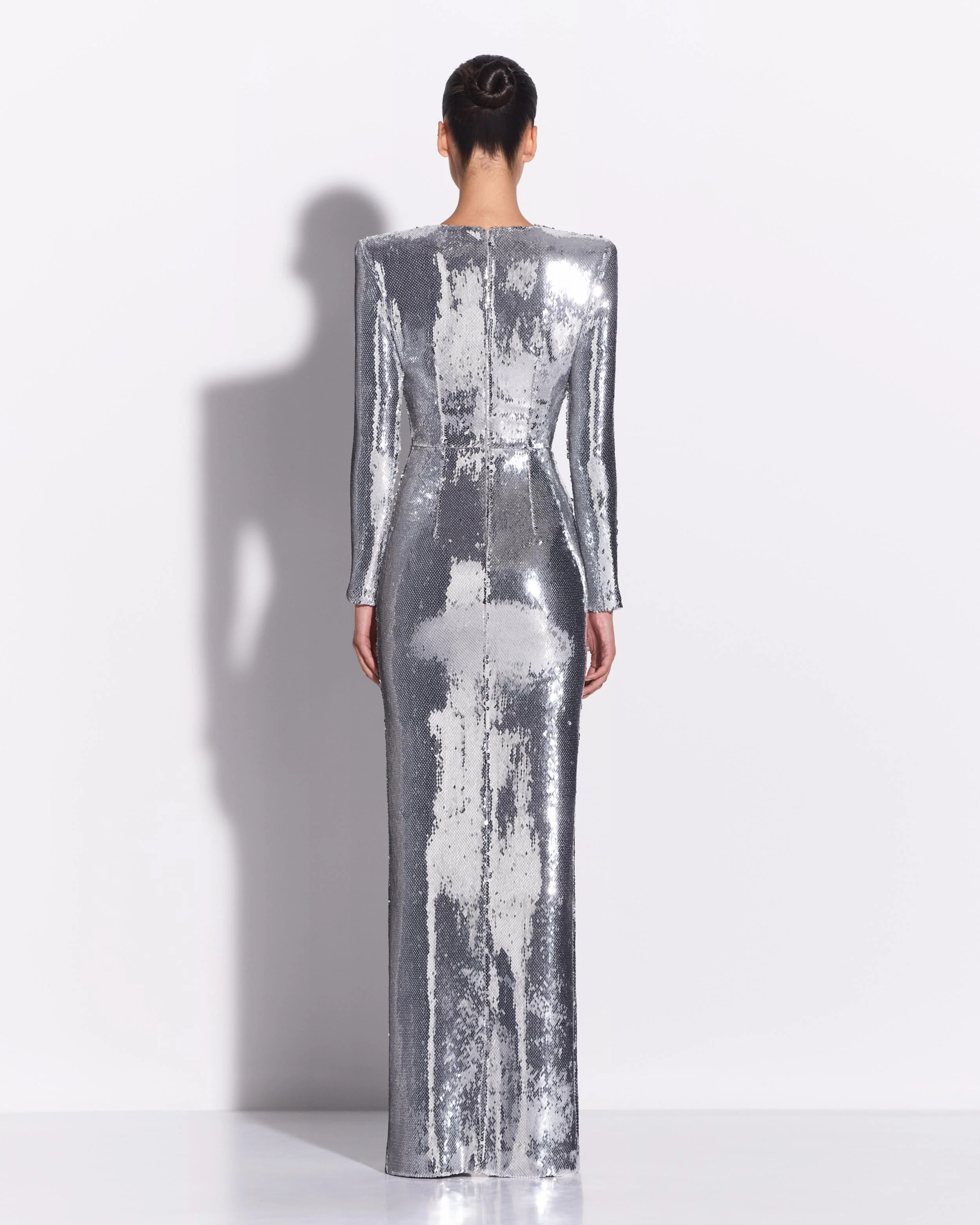 Long Sleeve Column in Sequin - Image 3