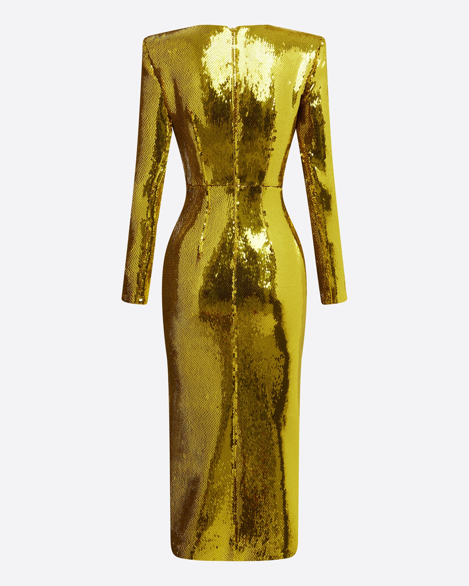 Long Sleeve Dress in Sequin - Image 4