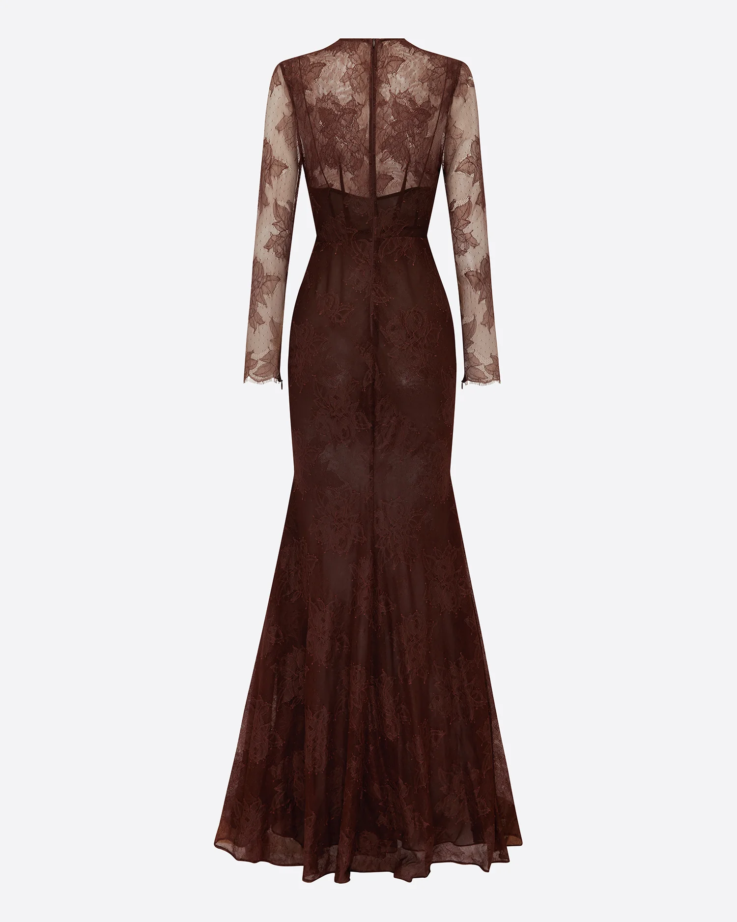 Long Sleeve Gown in Lace - Image 4