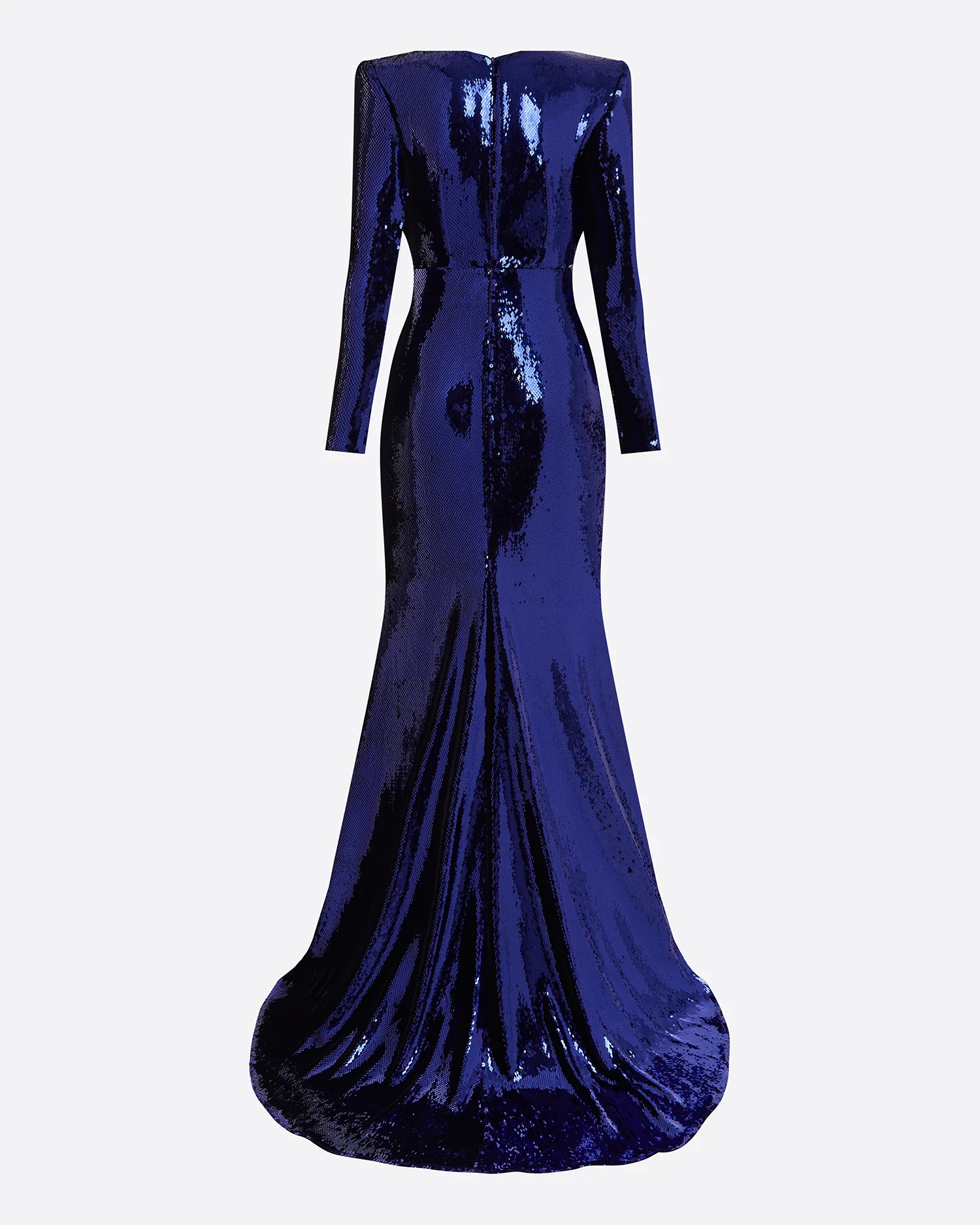 Long Sleeve Gown in Sequin - Image 4