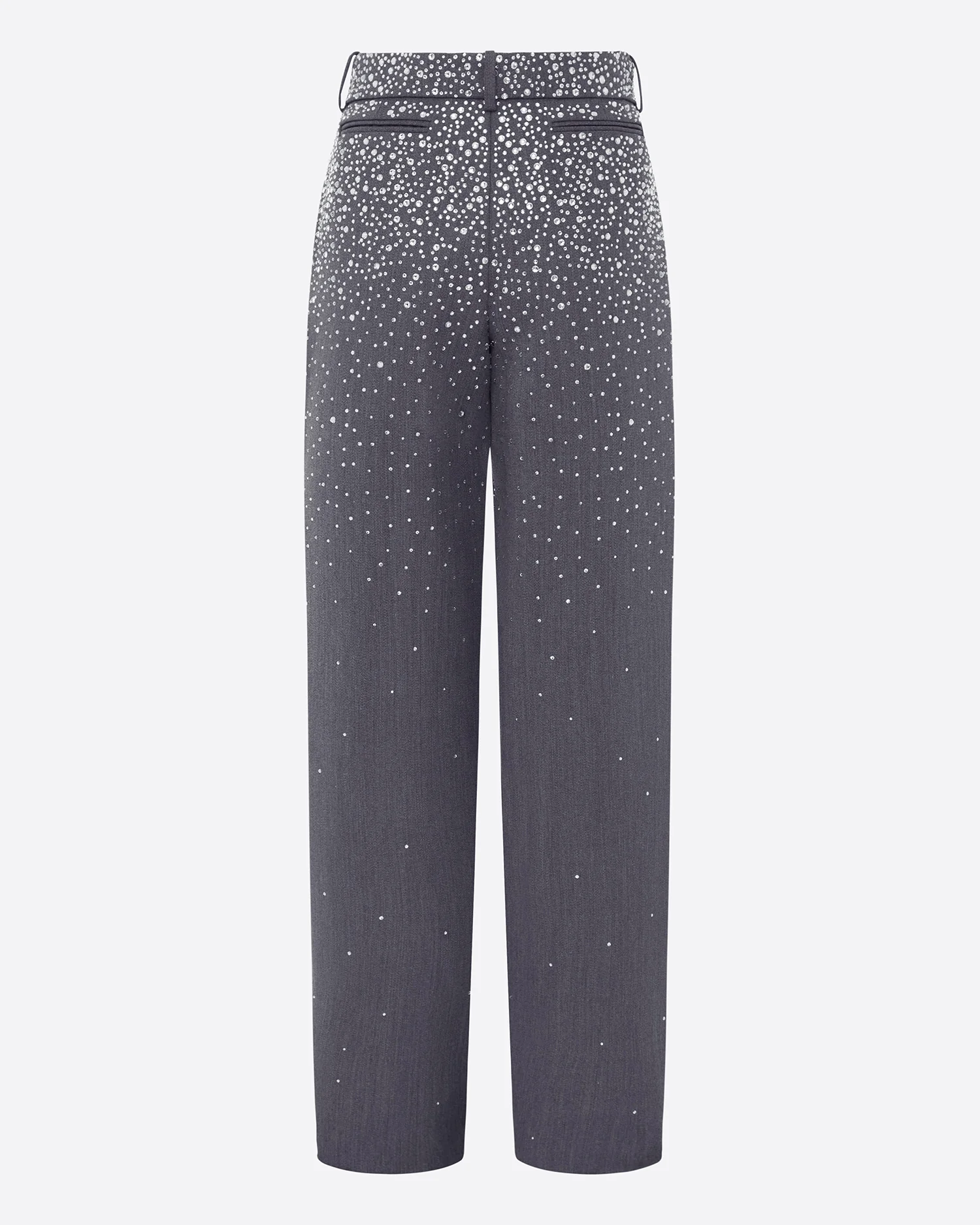 Low Rise Trouser in Crystal Suiting - Image 4
