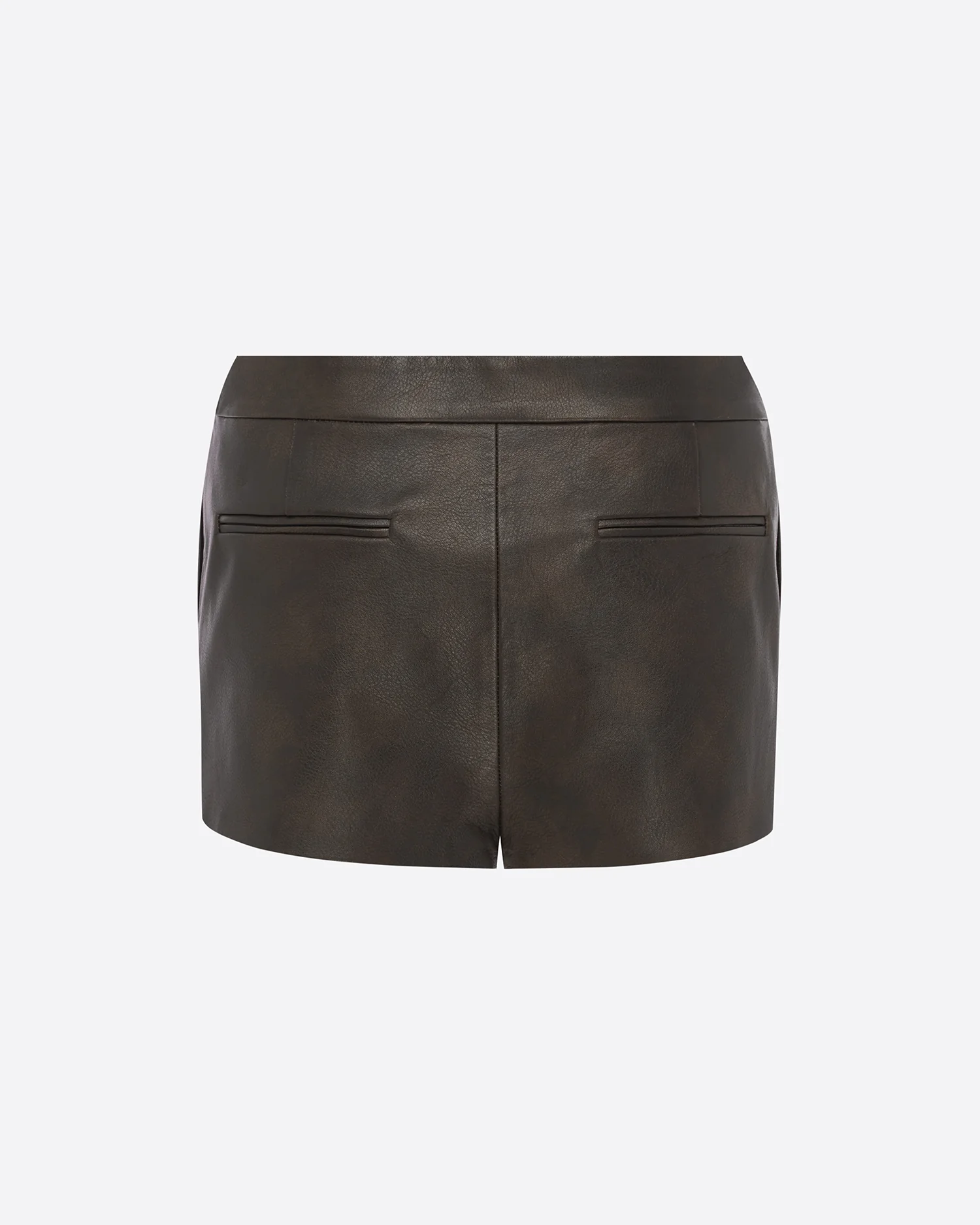 Micro Short in Leather - Image 4