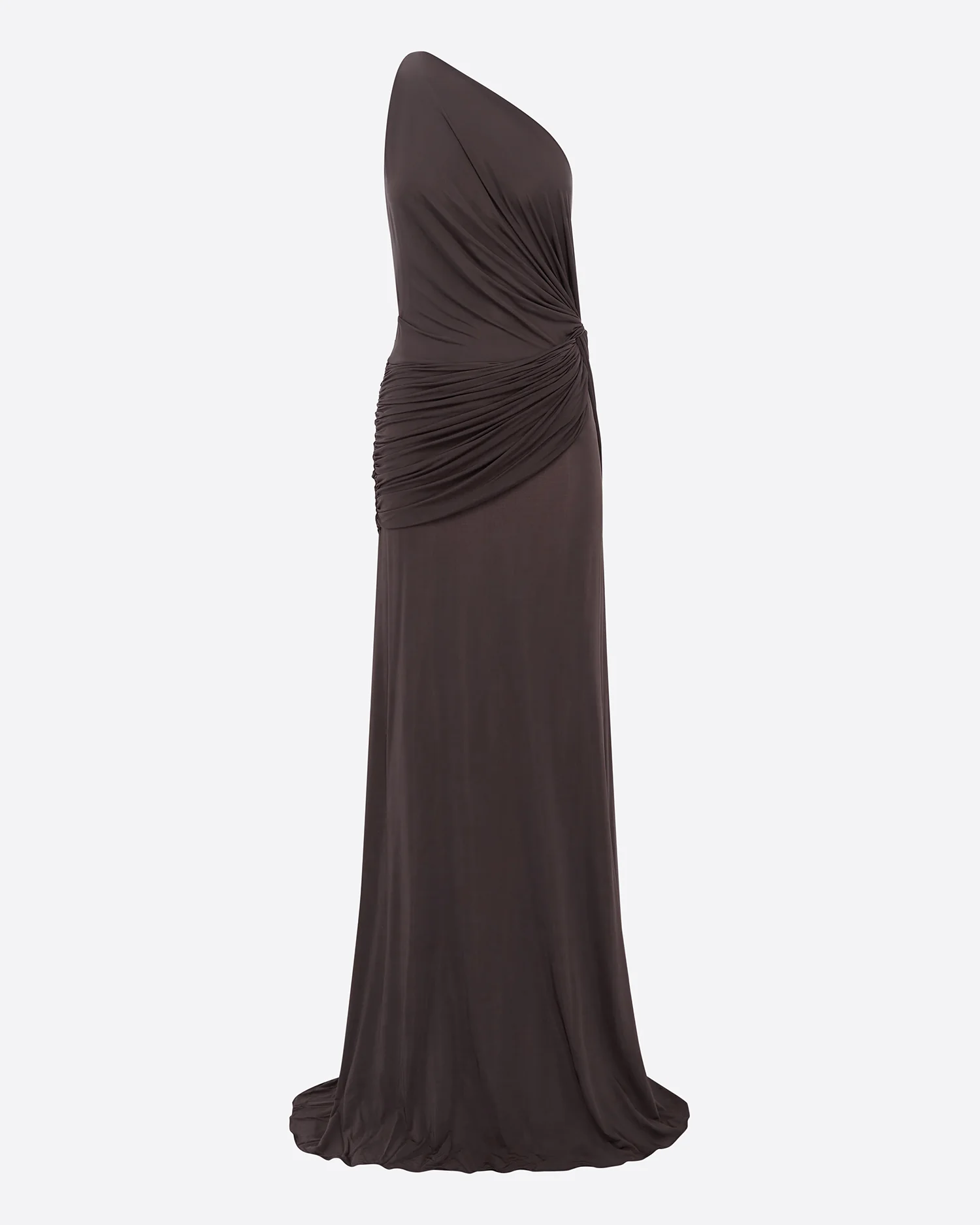 One Shoulder Twist Gown in Jersey - Image 4