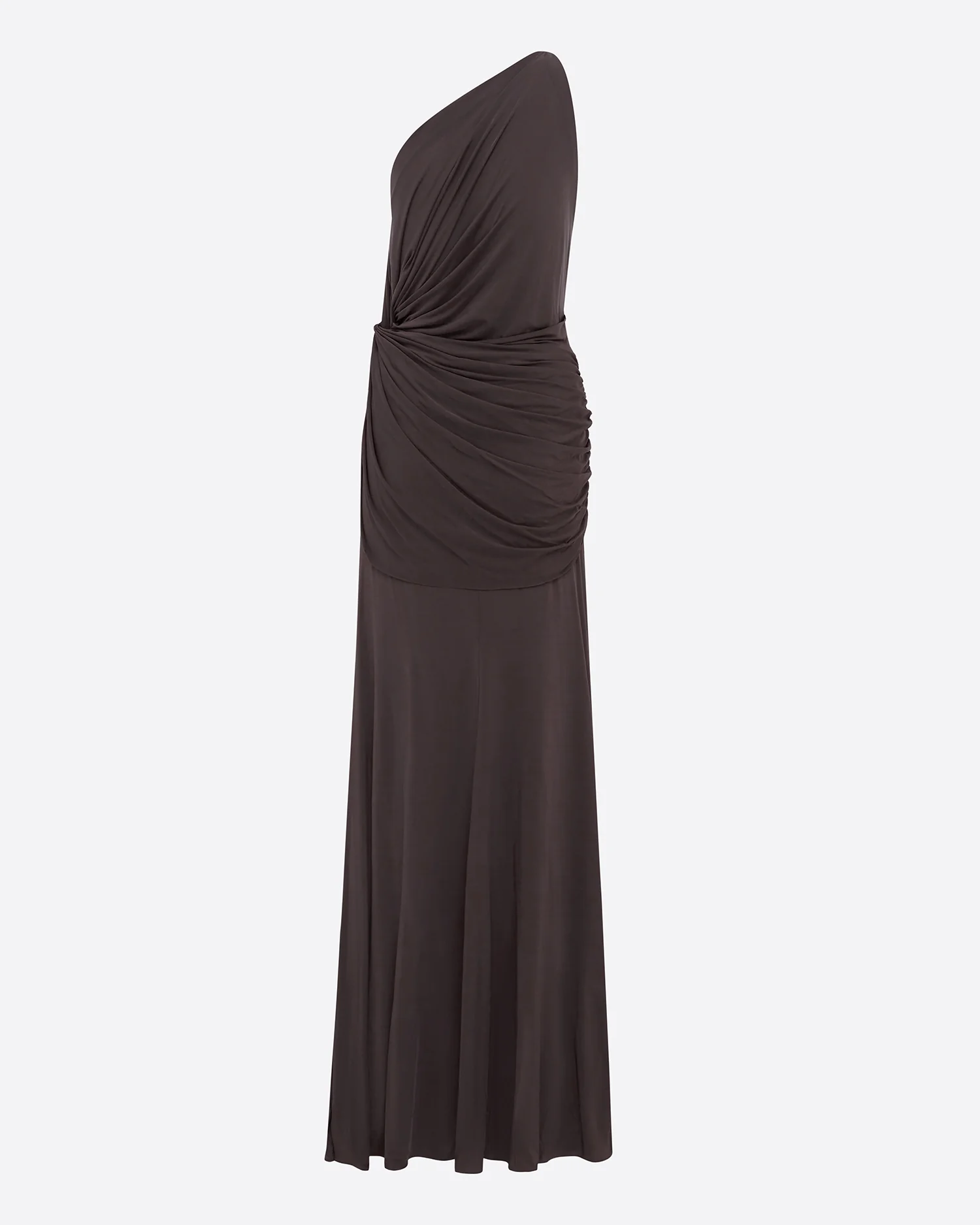 One Shoulder Twist Gown in Jersey - Image 5