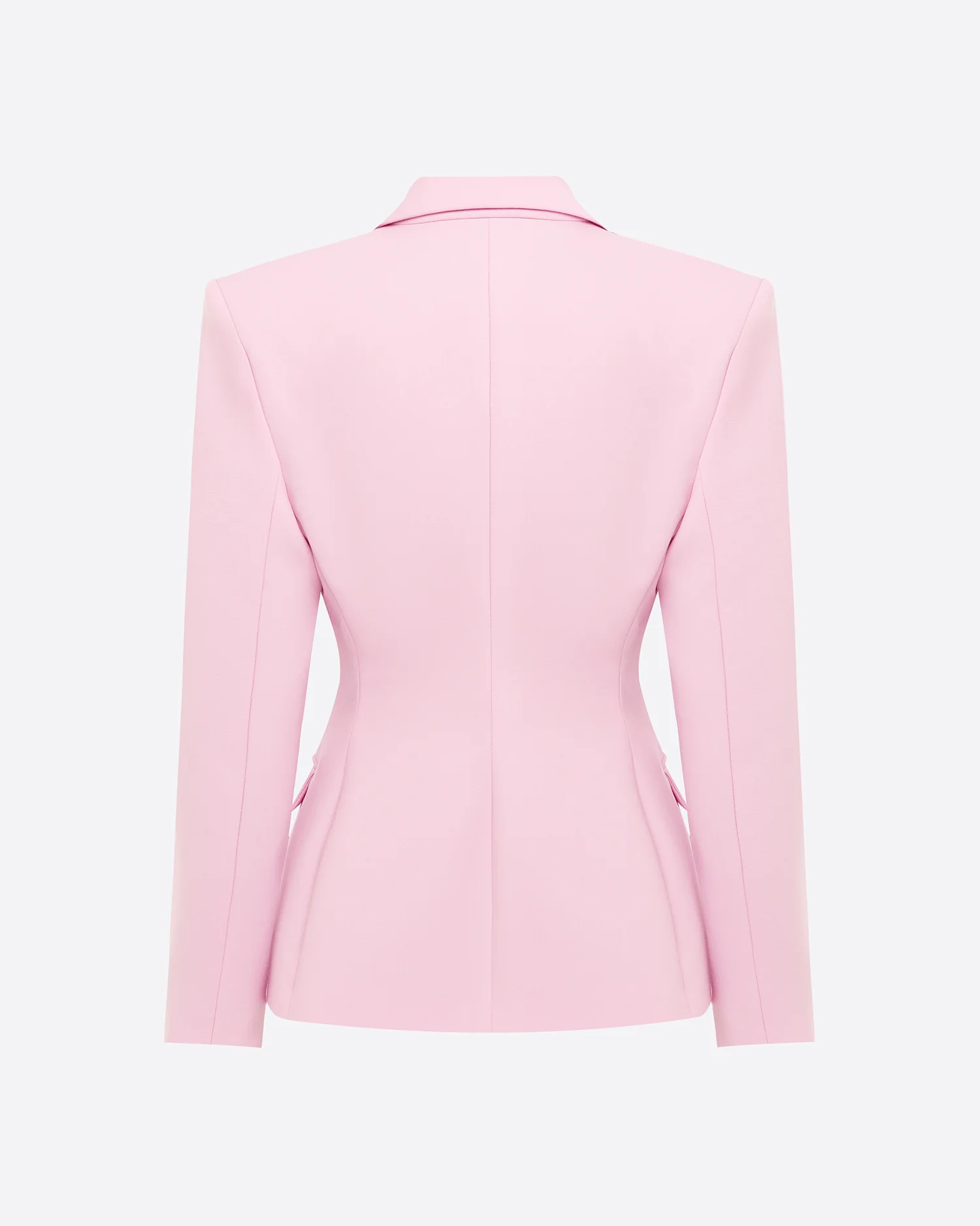 Single Breasted Contour Blazer in Wool Suiting - Image 4