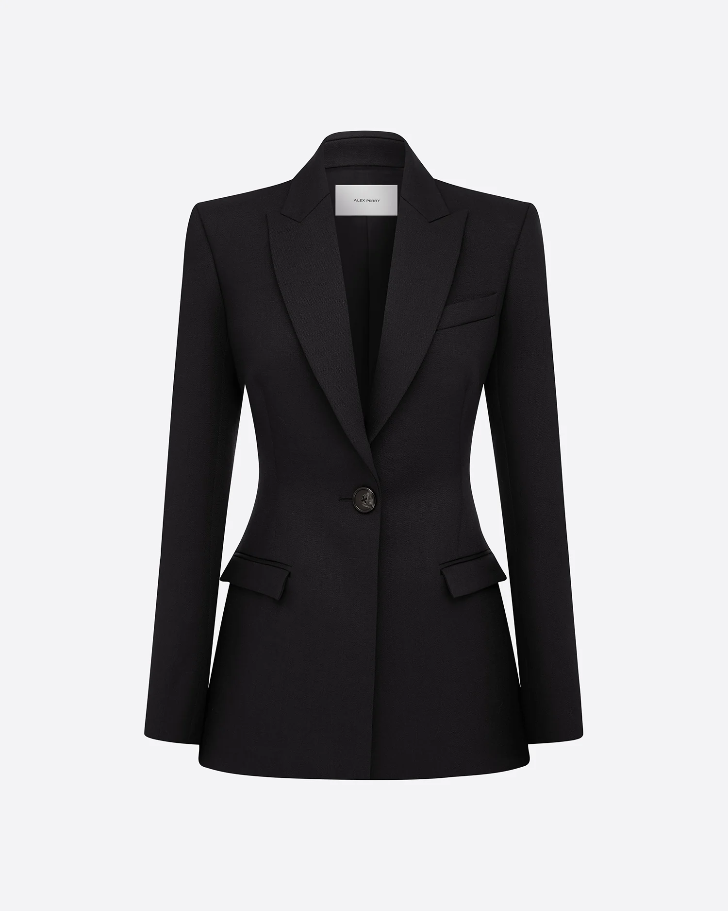 Single Breasted Contour Blazer in Wool Suiting - Image 3