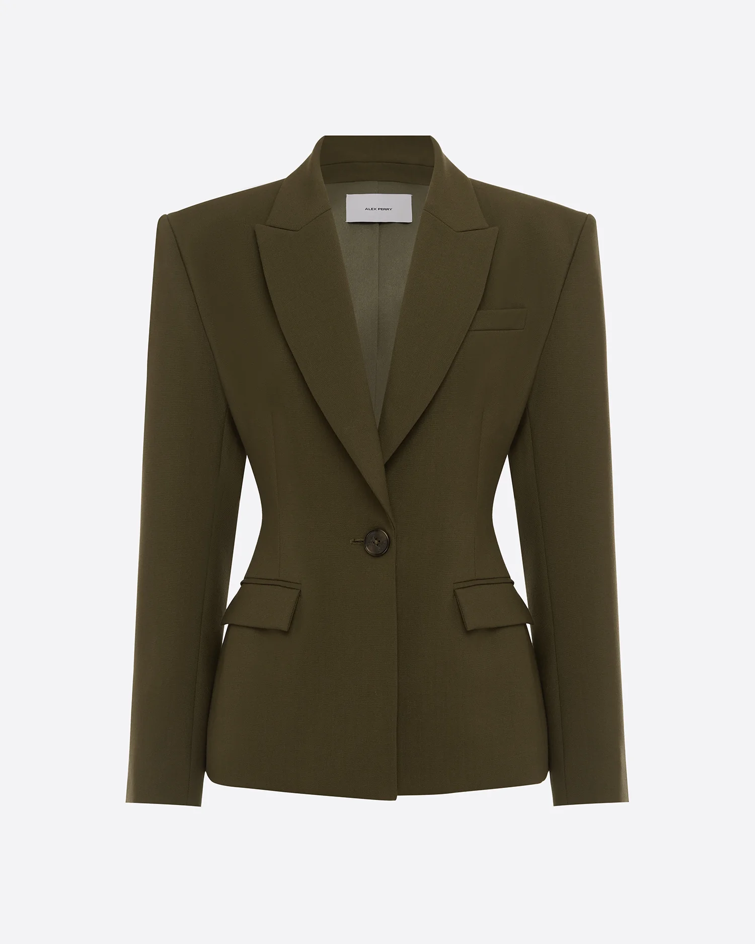 Single Breasted Contour Blazer in Wool Suiting - Image 4