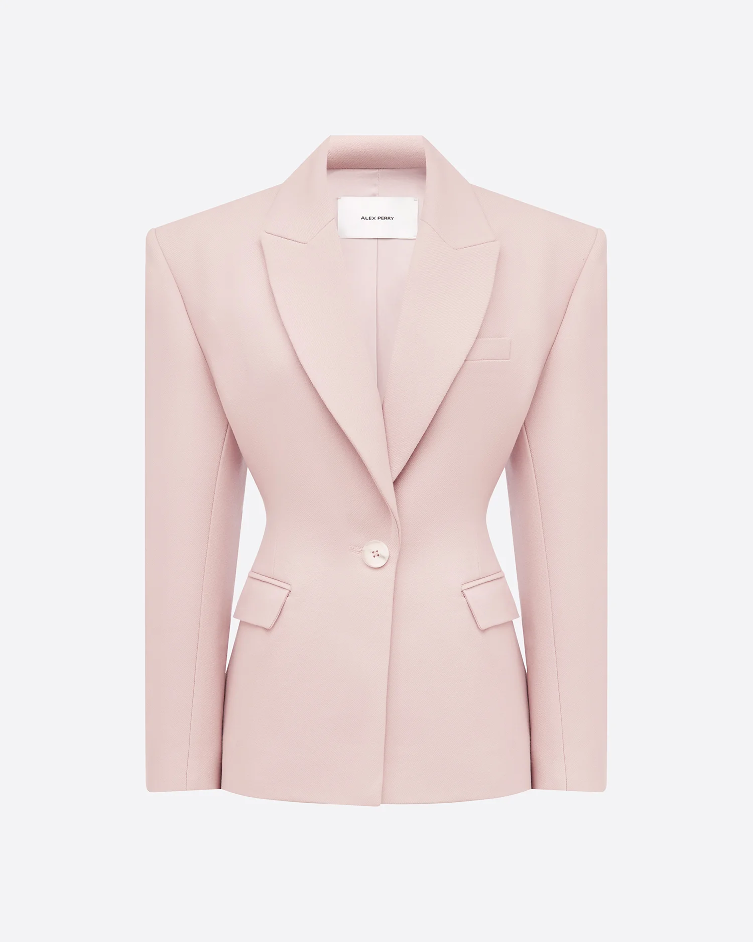 Single Breasted Contour Blazer in Wool Suiting - Image 3