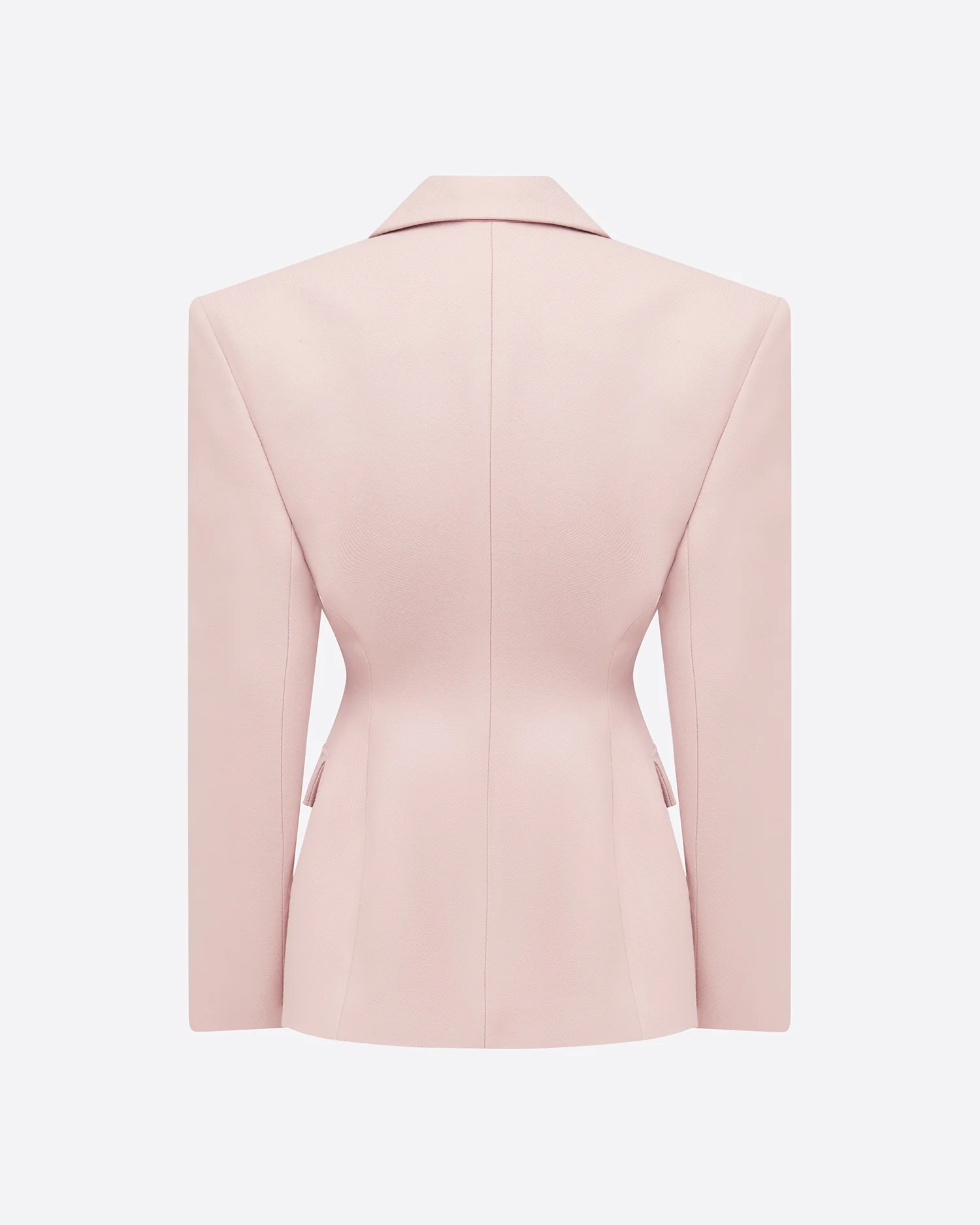 Single Breasted Contour Blazer in Wool Suiting - Image 4