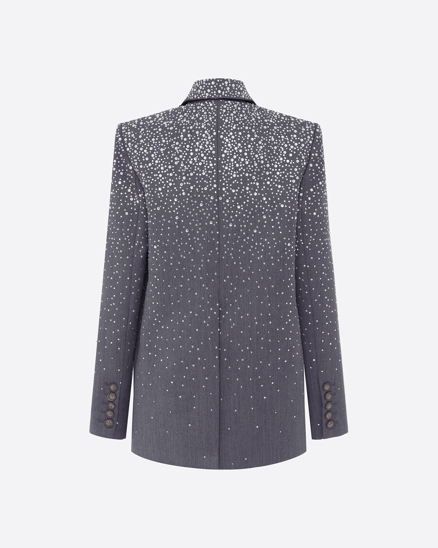 Single Breasted Oversize Blazer in Crystal Suiting - Image 4