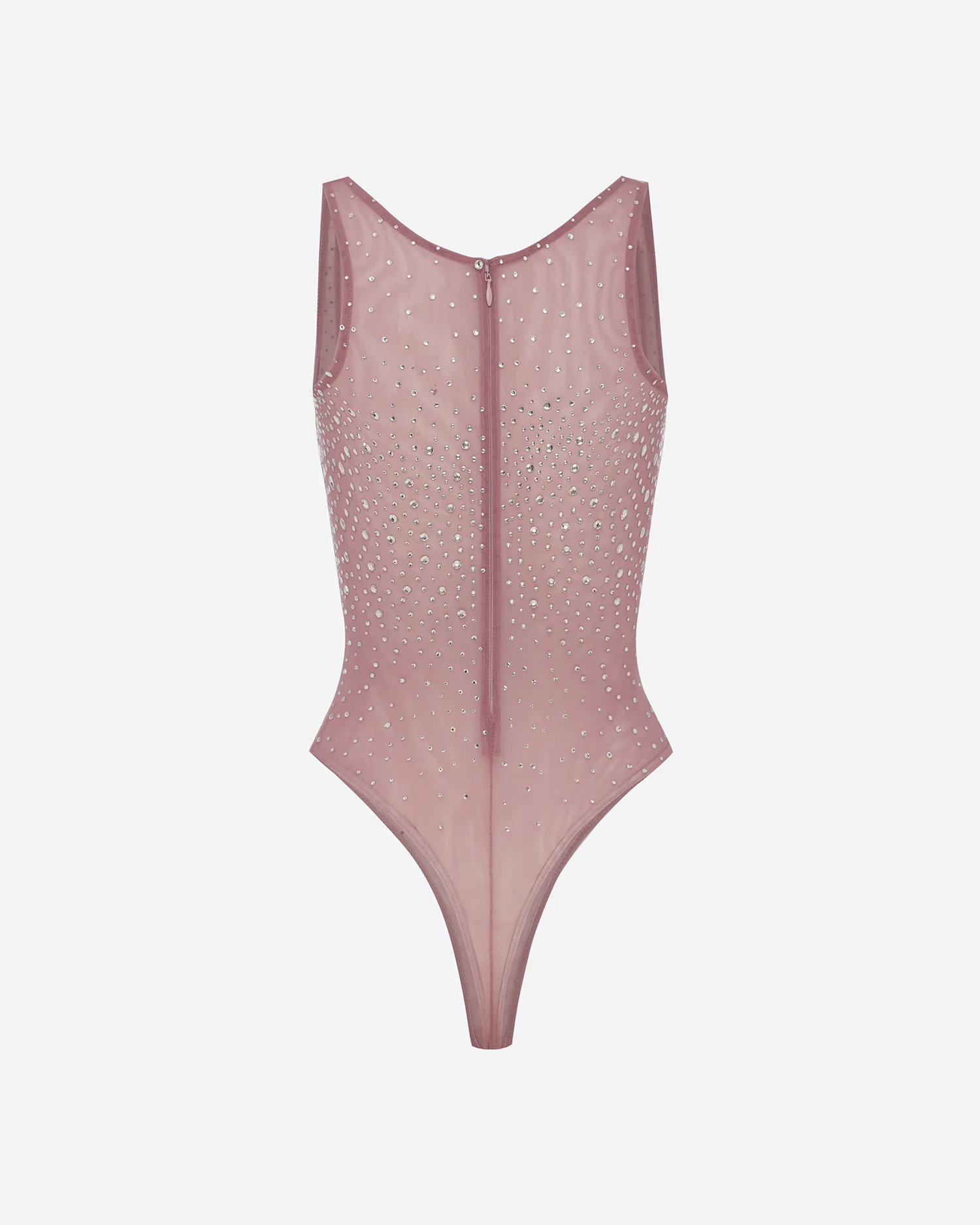 Singlet Bodysuit in Crystal Mesh - Image 4
