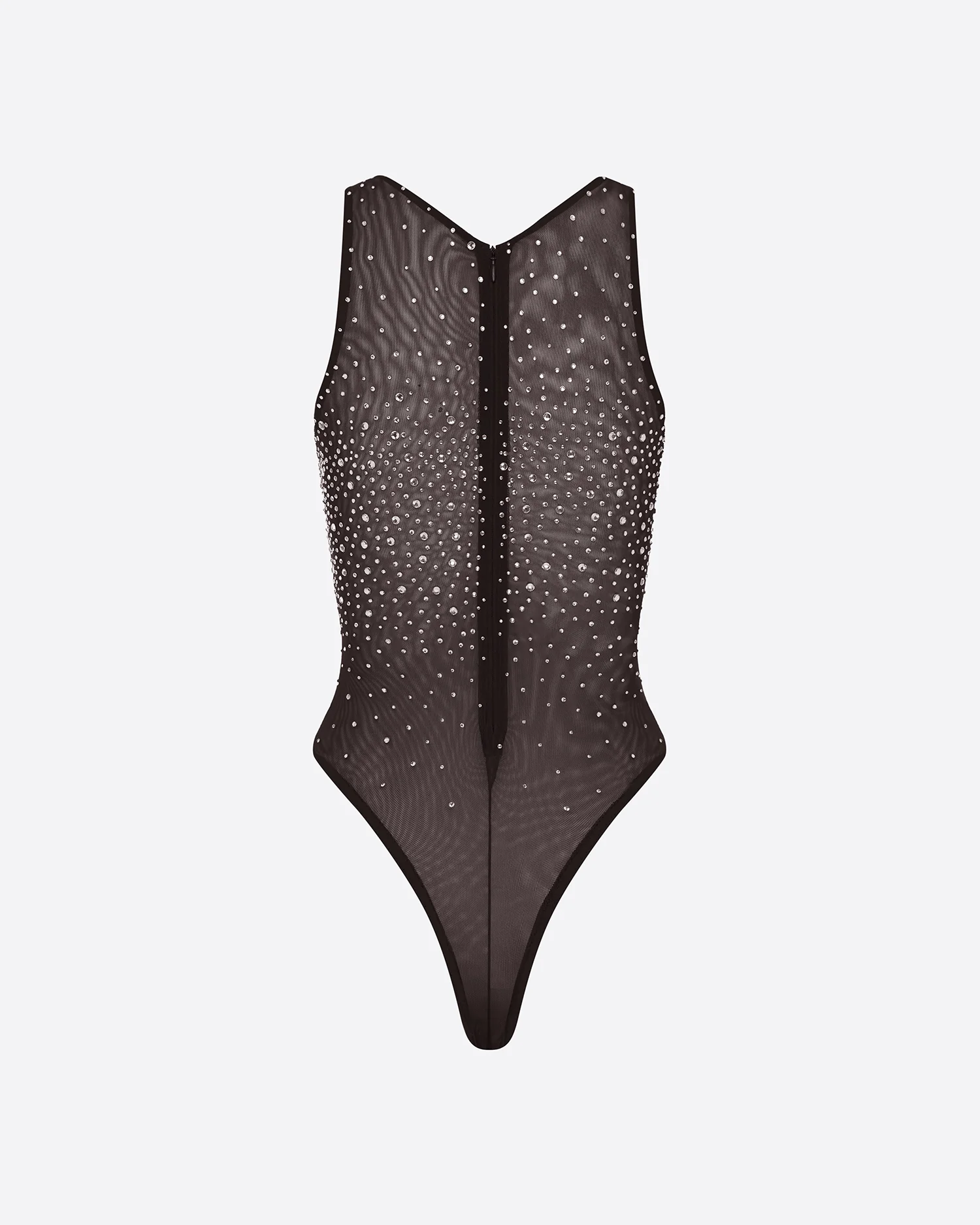 Singlet Bodysuit in Crystal Mesh - Image 4