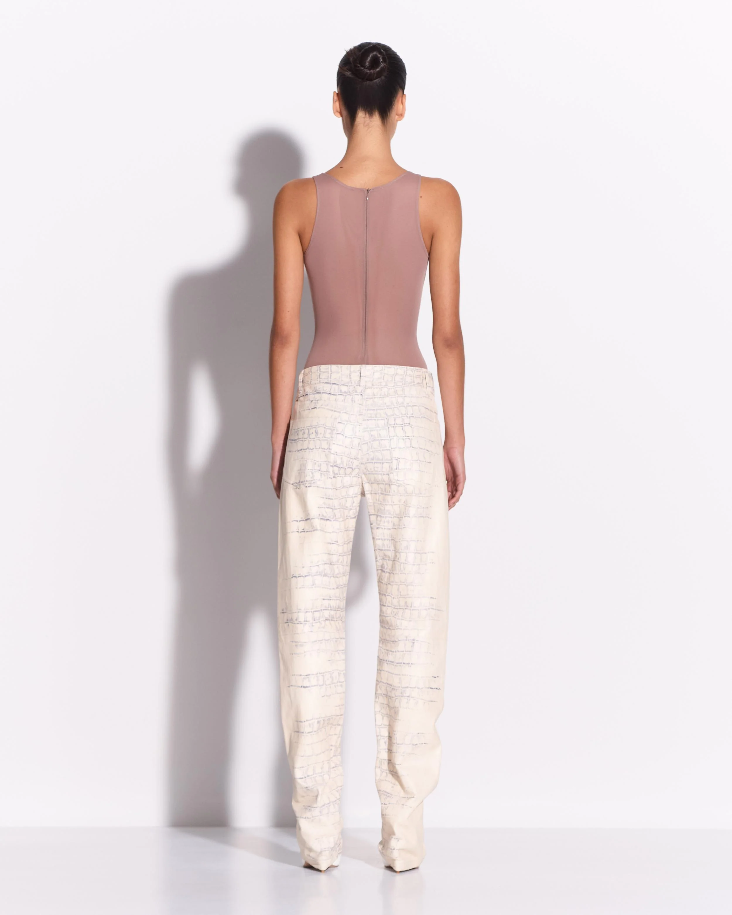 Singlet Bodysuit in Stretch Mesh - Image 2