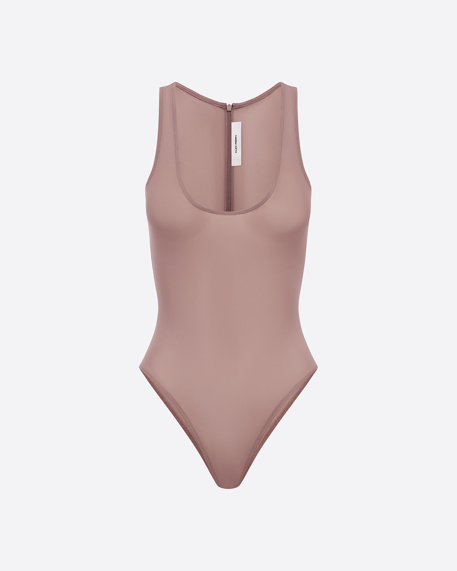 Singlet Bodysuit in Stretch Mesh - Image 3