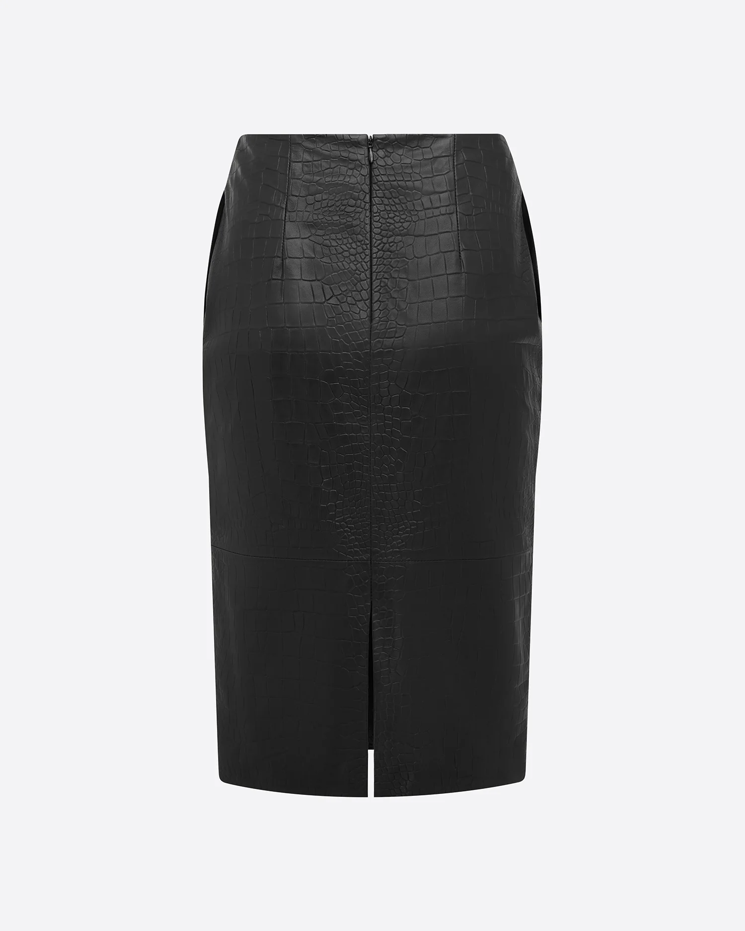 Skirt in Embossed Leather - Image 4
