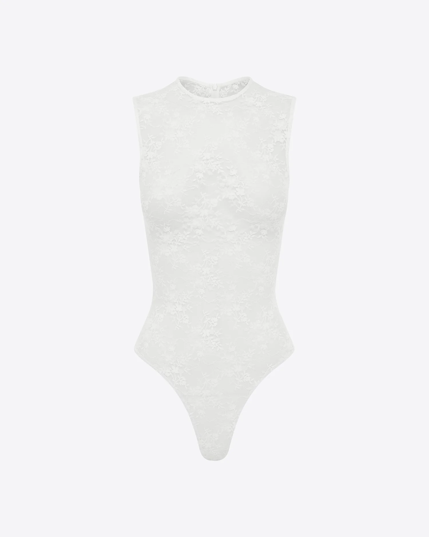 Sleeveless Bodysuit in Lace - Image 3