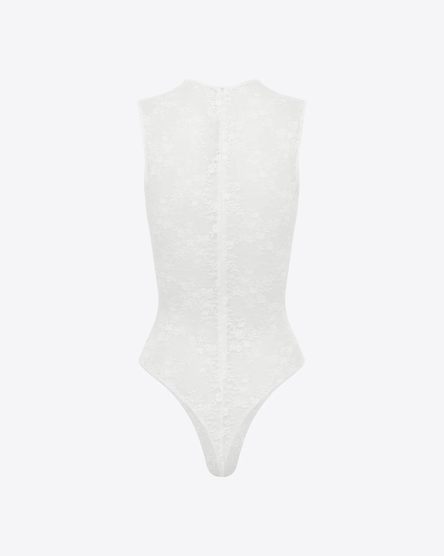 Sleeveless Bodysuit in Lace - Image 4