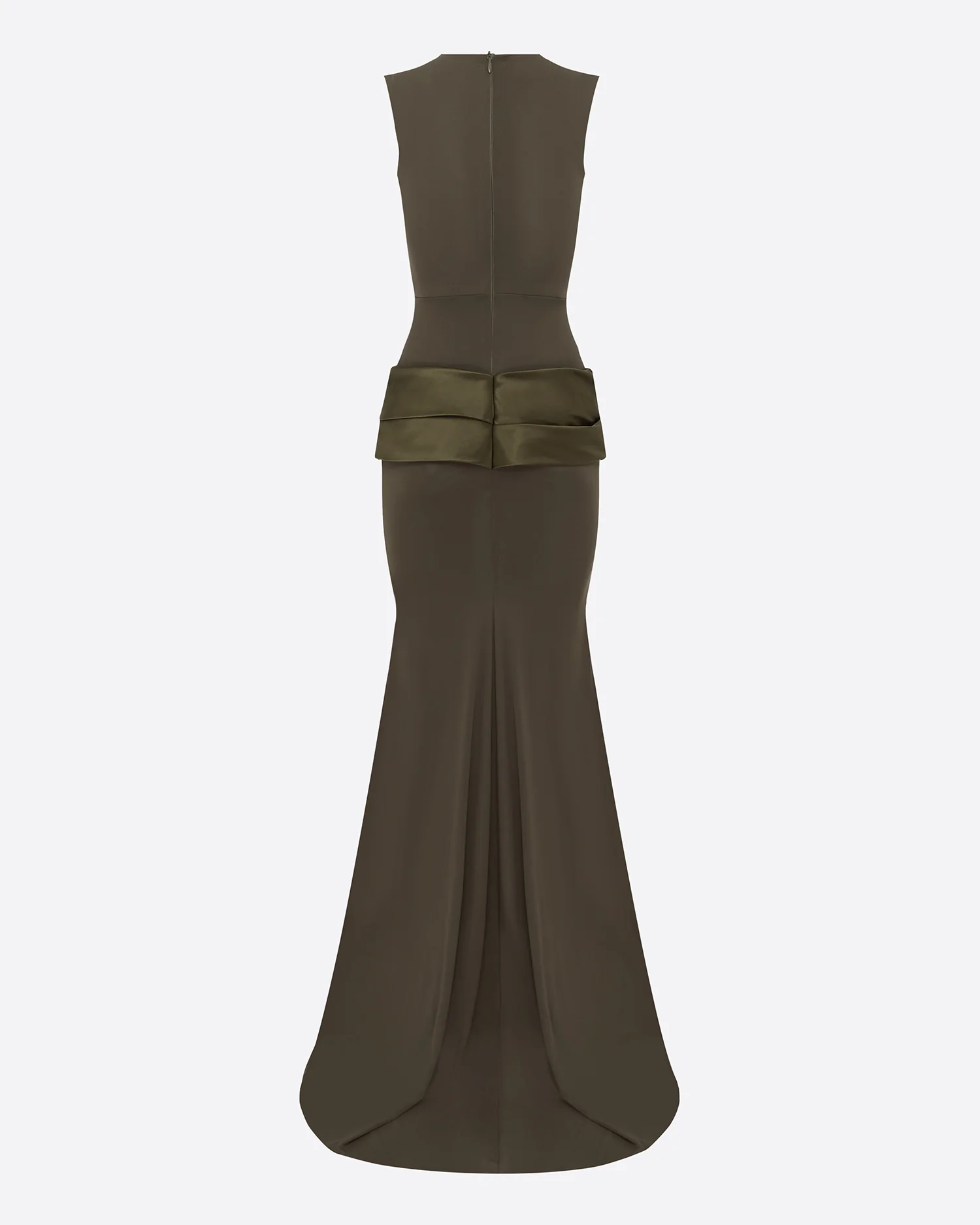 Sleeveless Gown in Stretch Mesh - Image 4