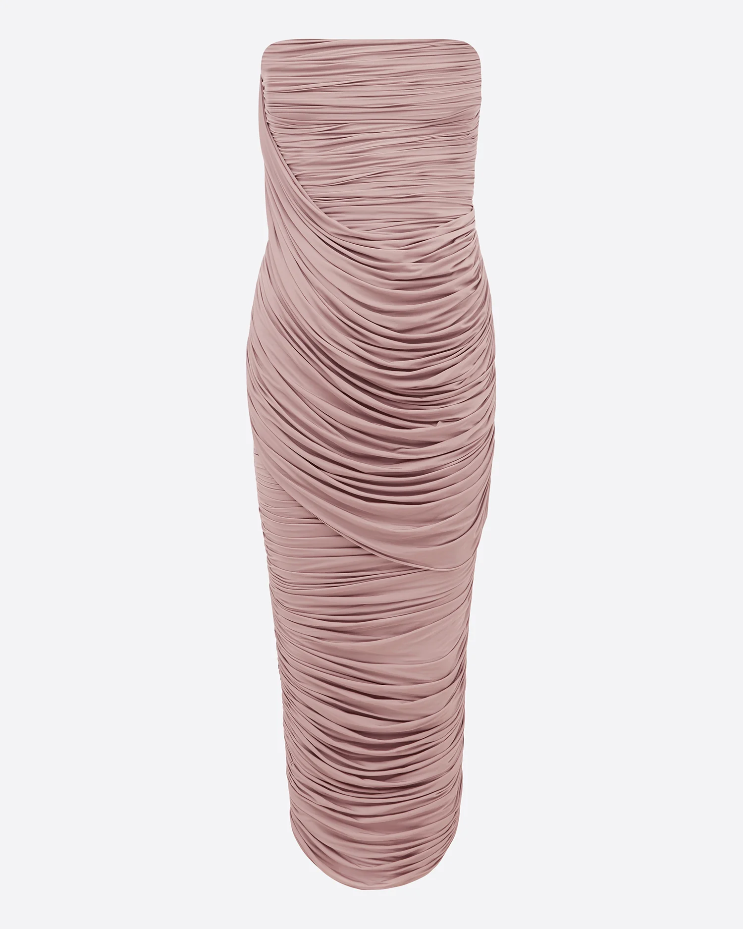Strapless Drape Column in Jersey - Image 3