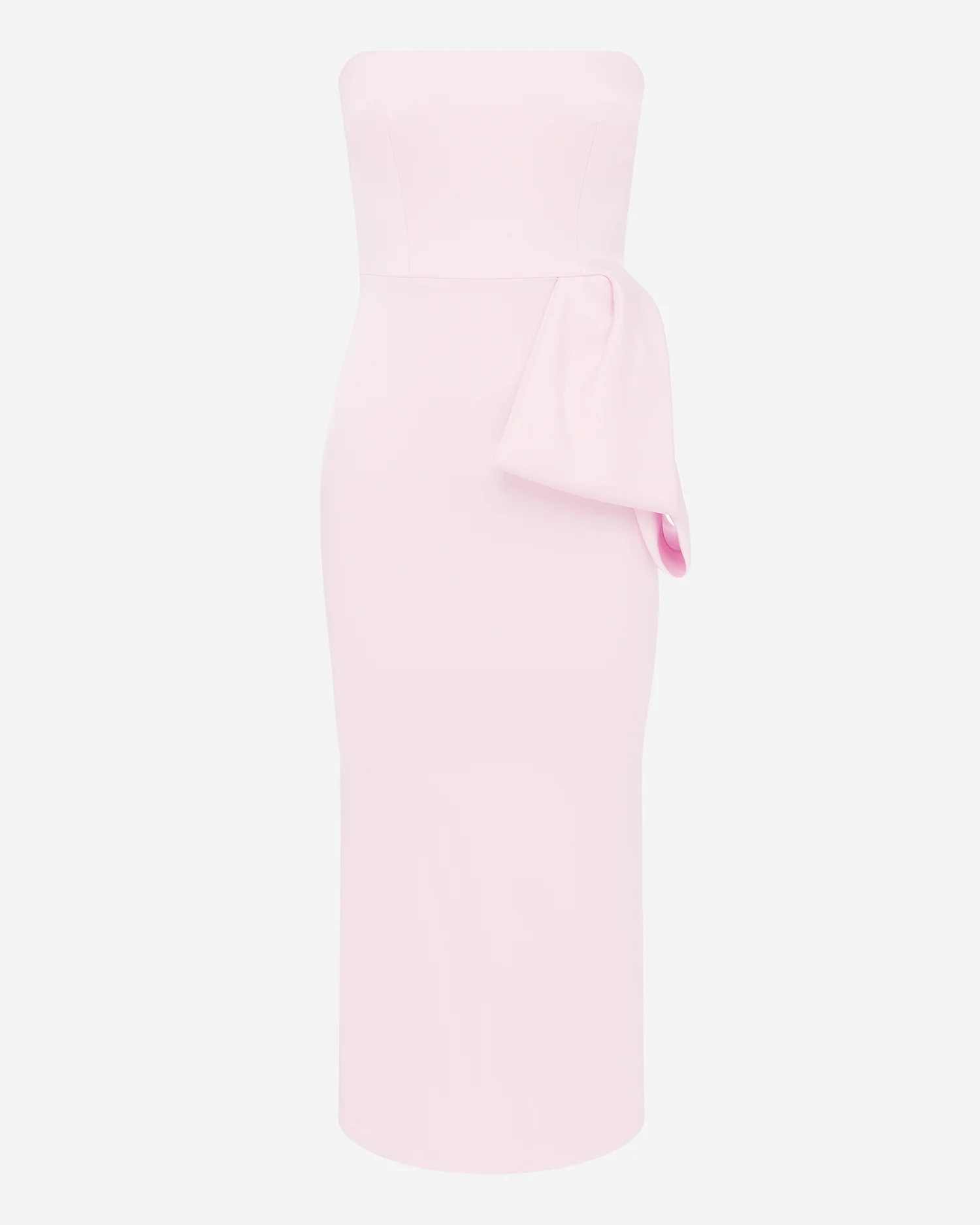 Strapless Dress in Satin Crepe - Image 4