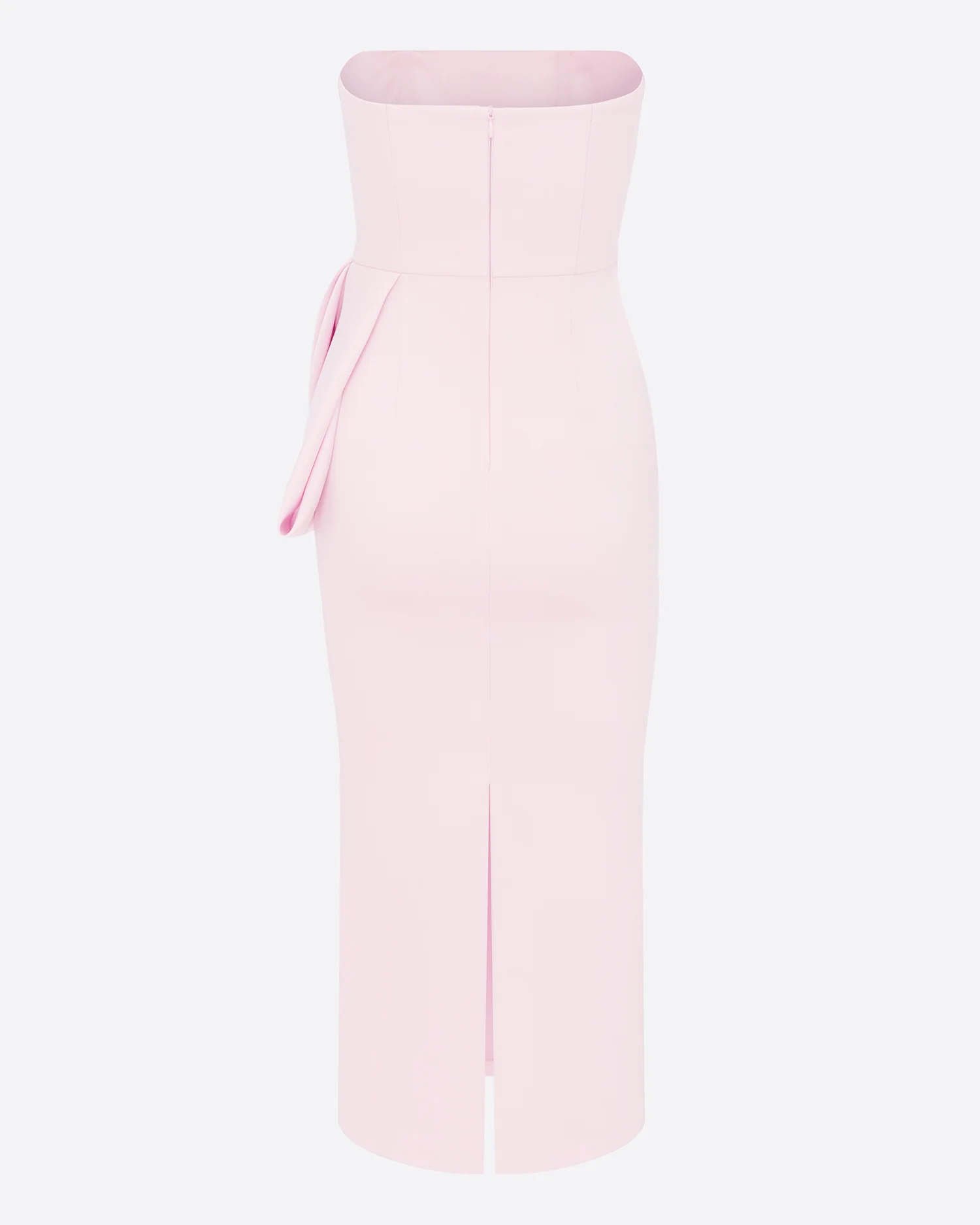 Strapless Dress in Satin Crepe - Image 5