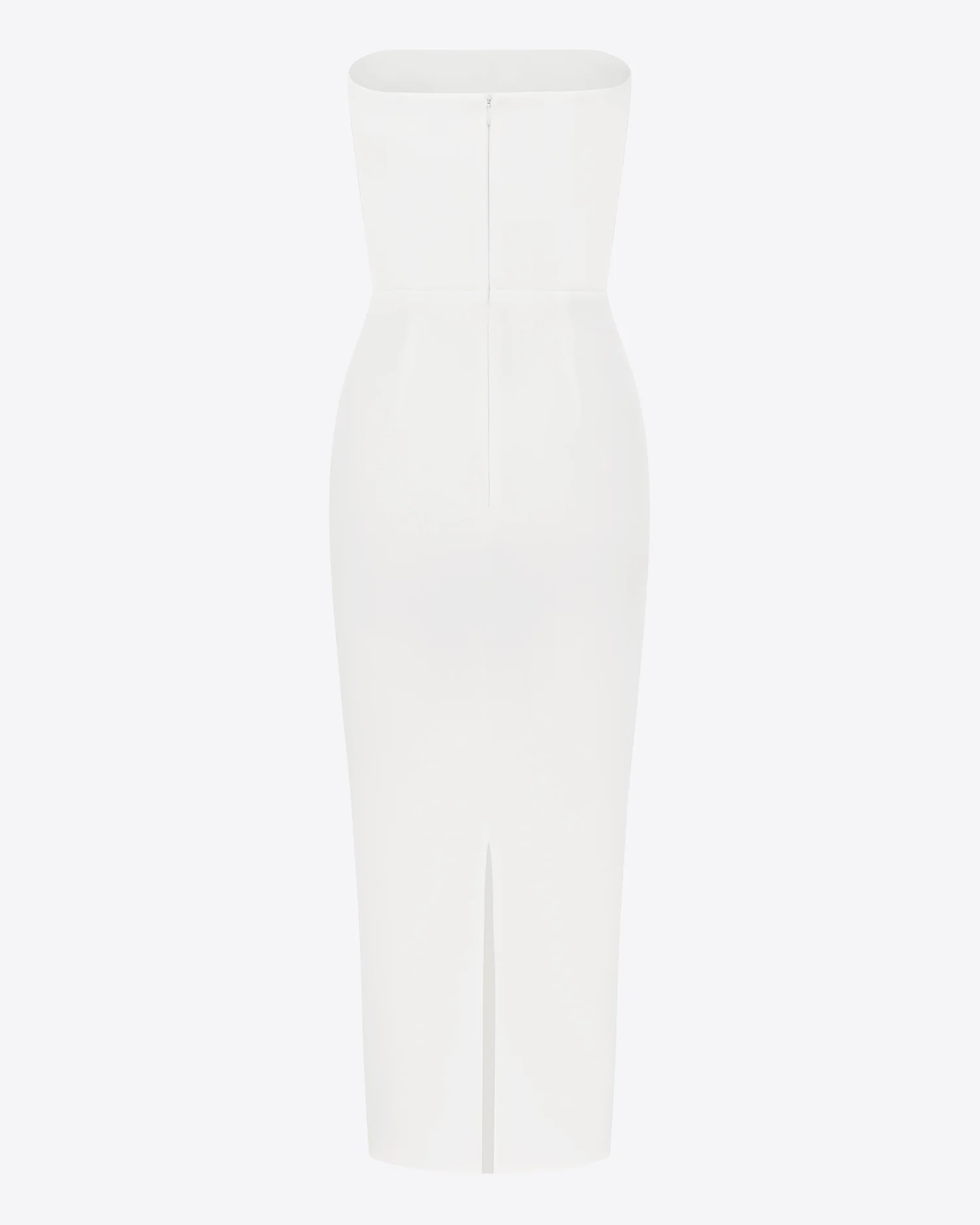 Strapless Dress in Stretch Crepe - Image 4