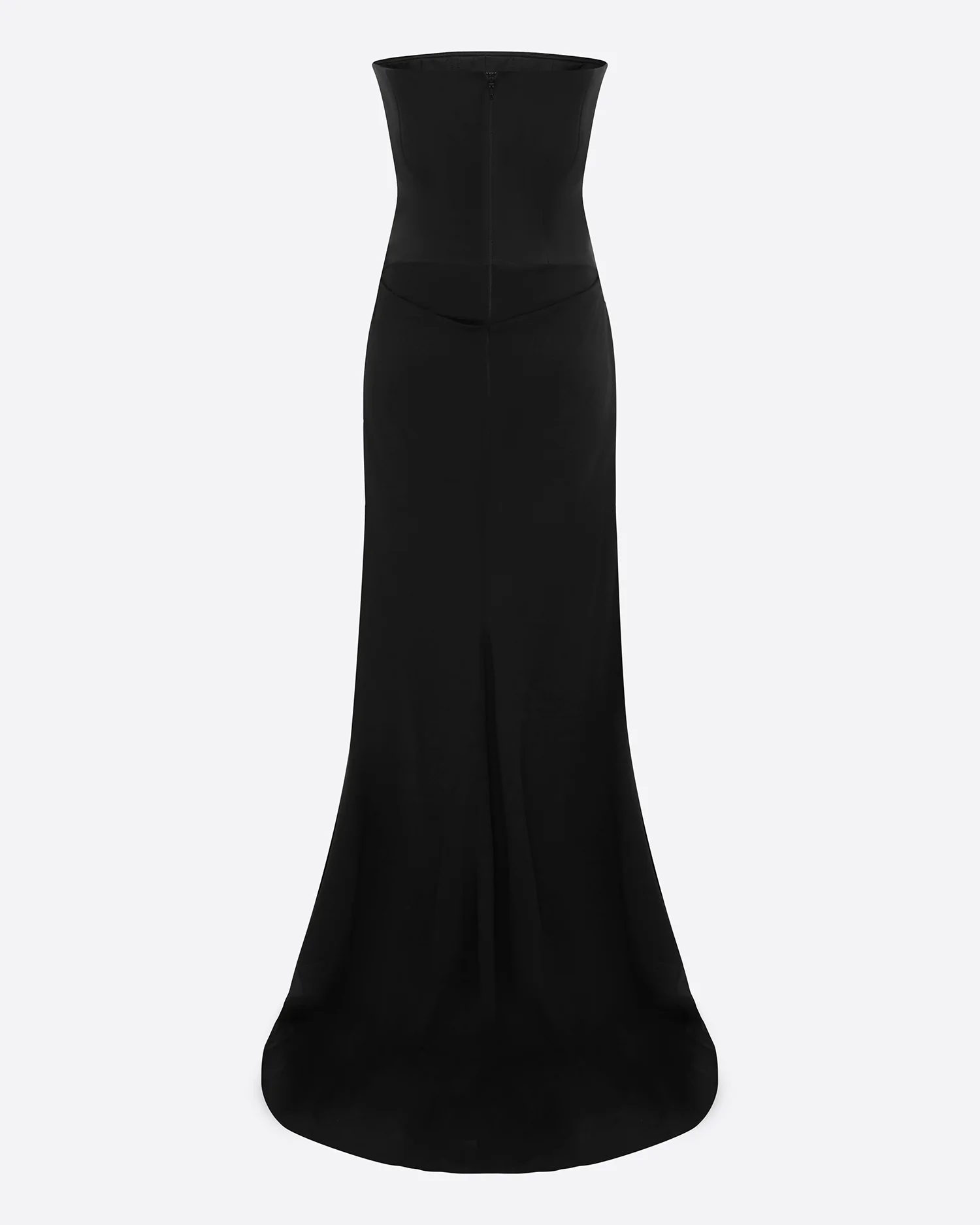 Strapless Longline Gown in Duchess Satin - Image 4