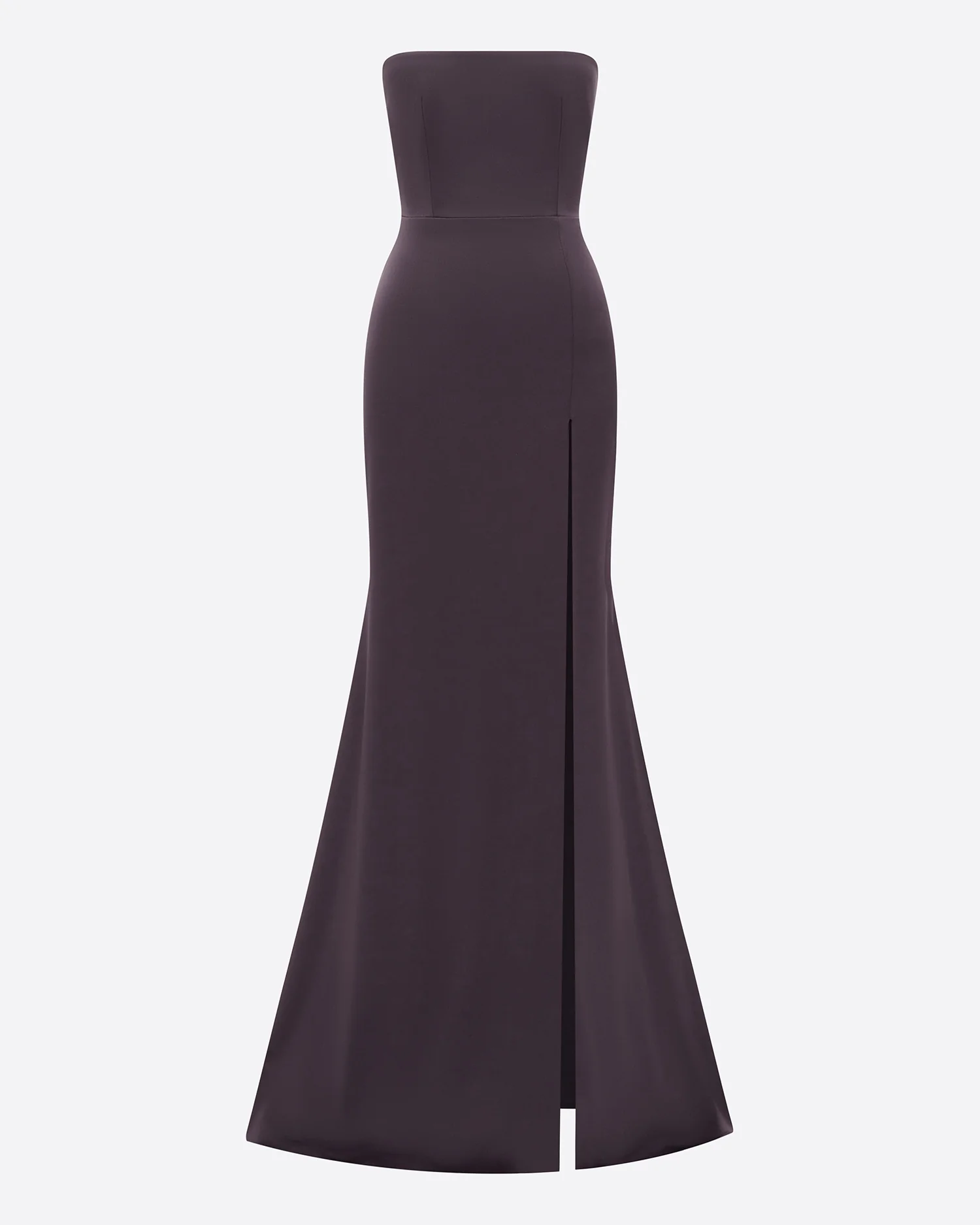 Strapless Split Gown in Satin Crepe - Image 3