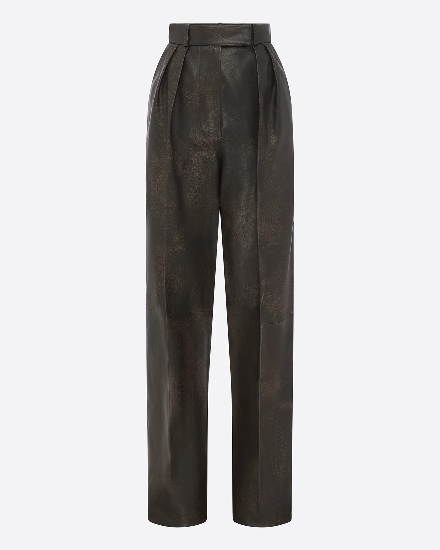 Tailored Trouser in Leather - Image 3