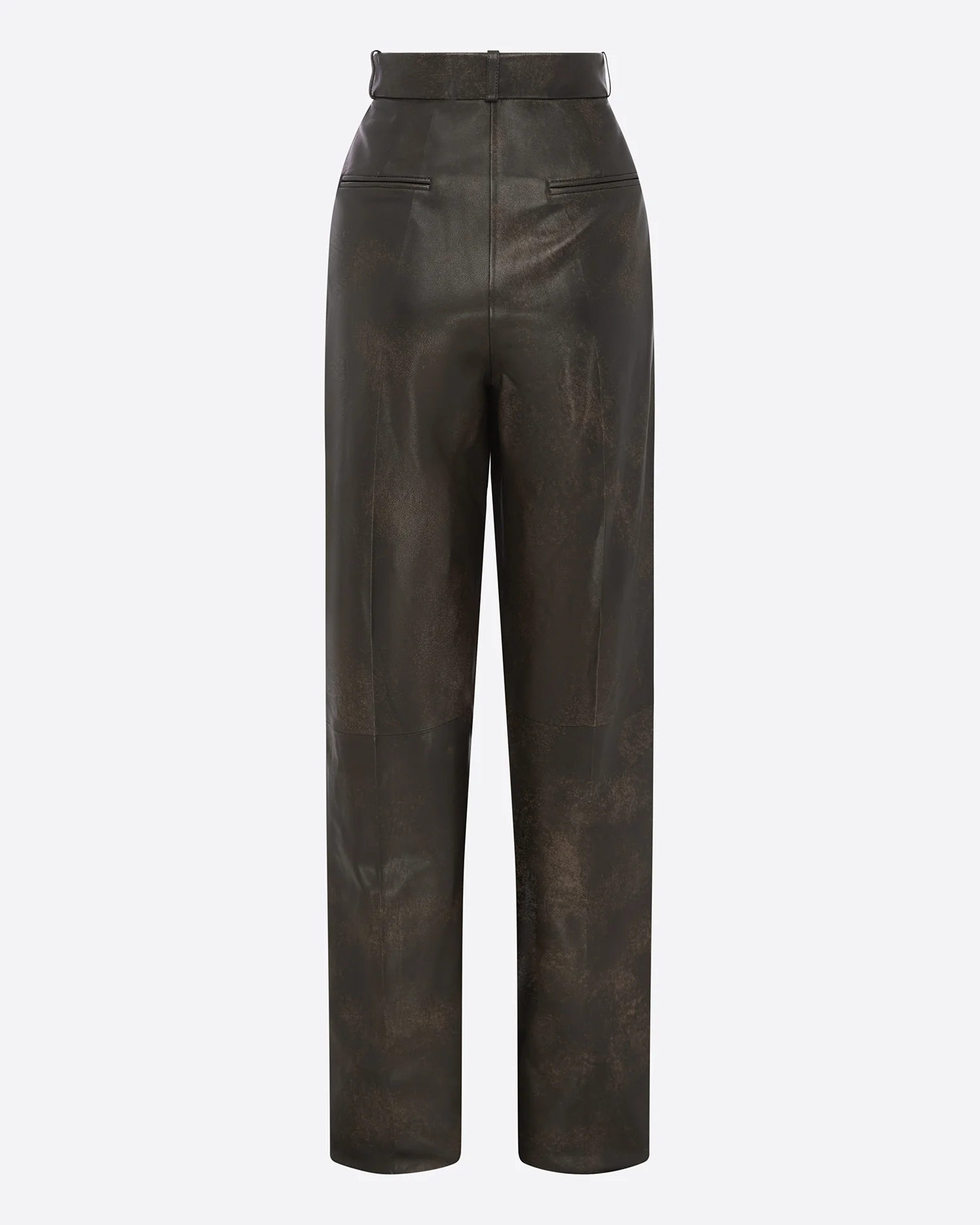Tailored Trouser in Leather - Image 4